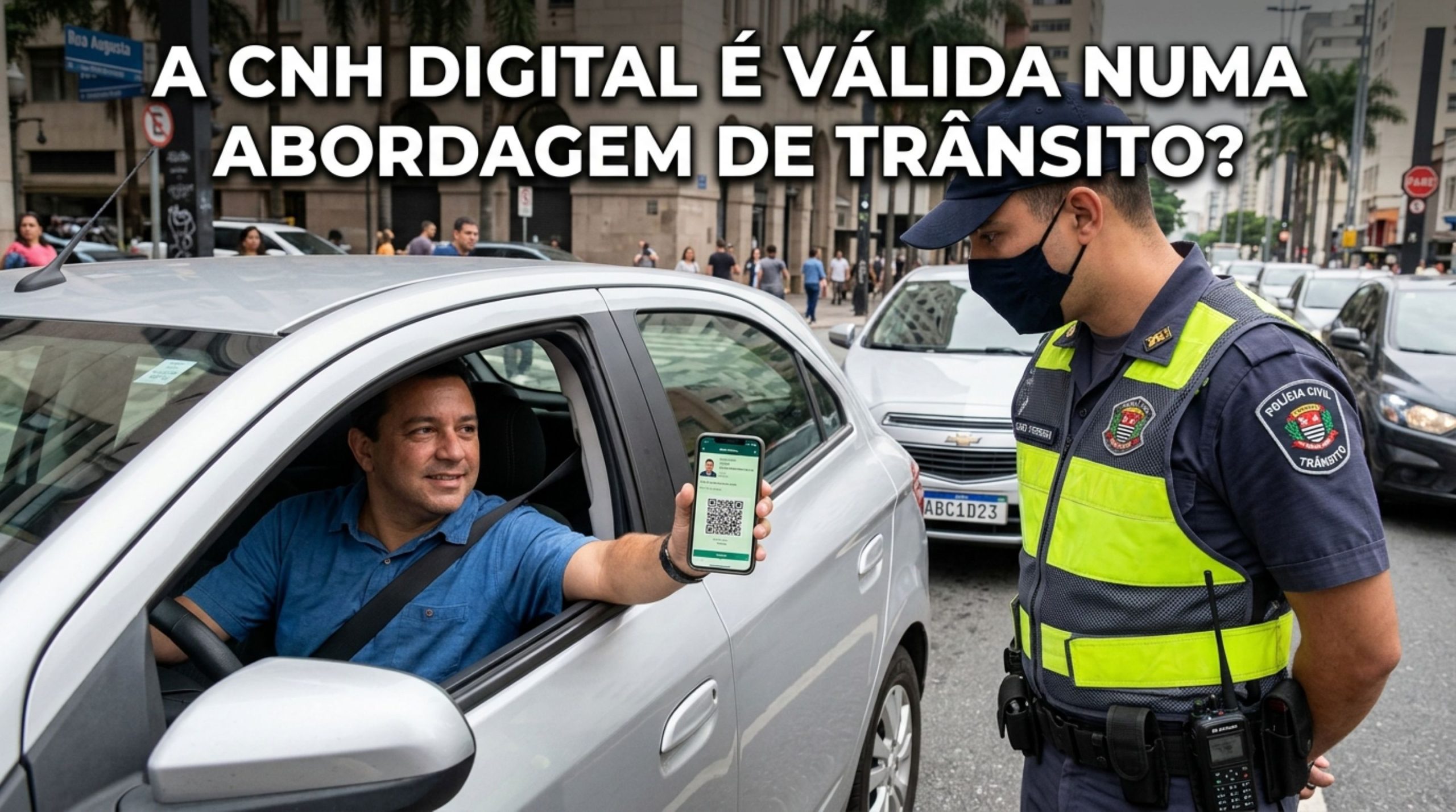 Tenho somente a CNH digital comigo: como sair dessa?