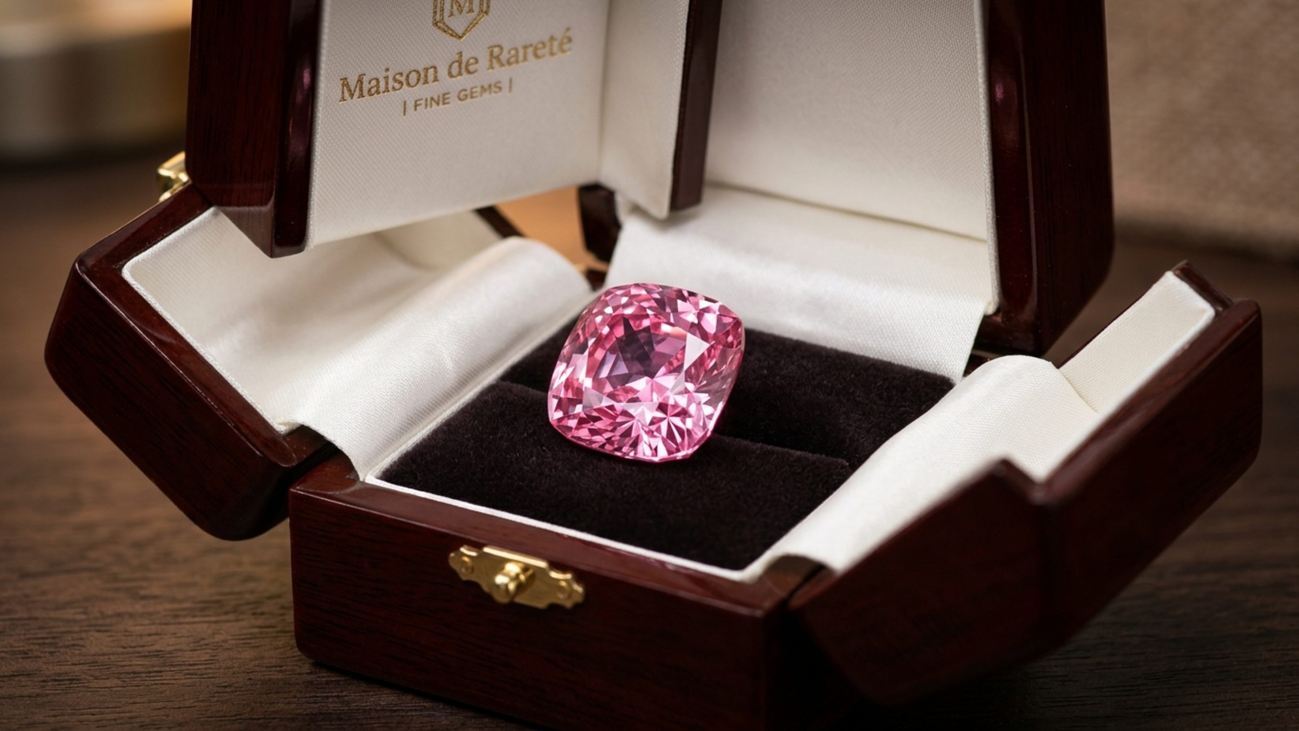Esqueça o diamante rosa, pois esta gema raríssima descoberta no ano 2000 em Mianmar exibe um tom suave de rosa e é um milagre da cristalografia