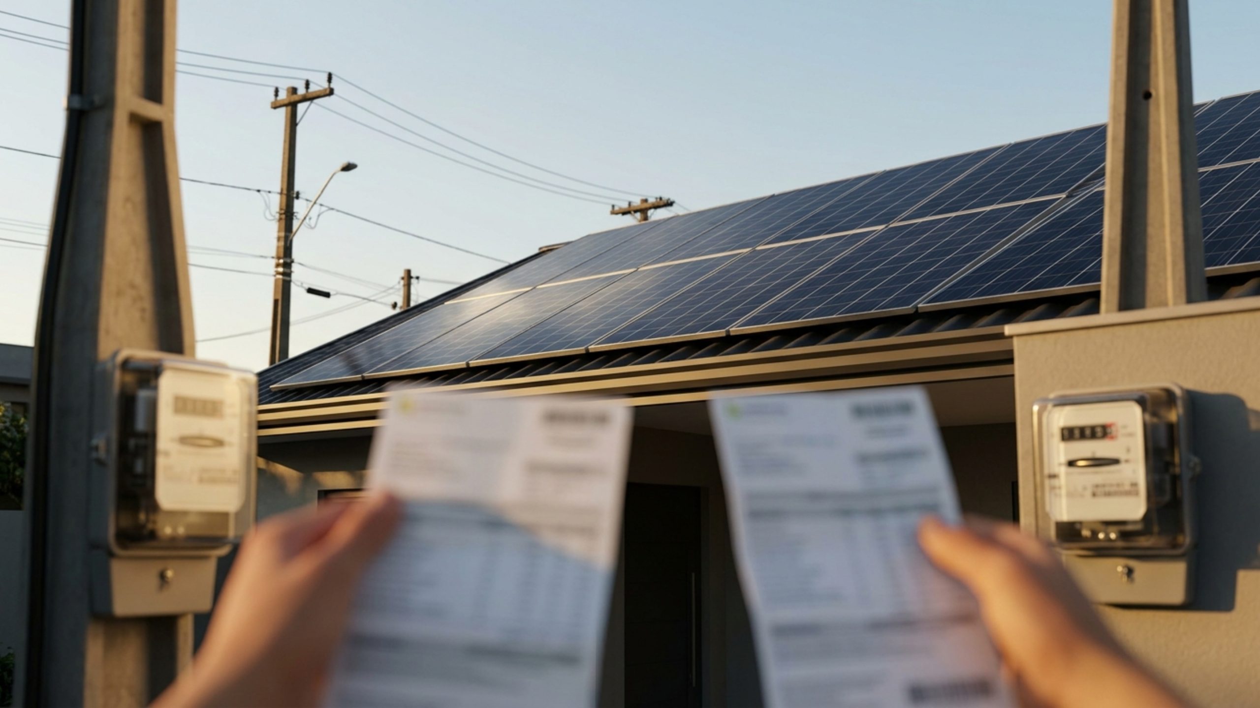 Quem possui energia solar em casa deve ficar atento às mudanças no preço da conta de luz
