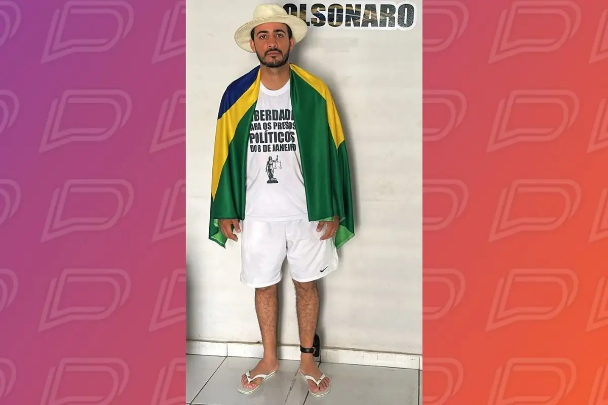 Vídeo com Nikolas Ferreira e pré-candidatura: STF manda ‘patriota’ preso pelos atos do 8 de janeiro voltar a usar tornozeleira