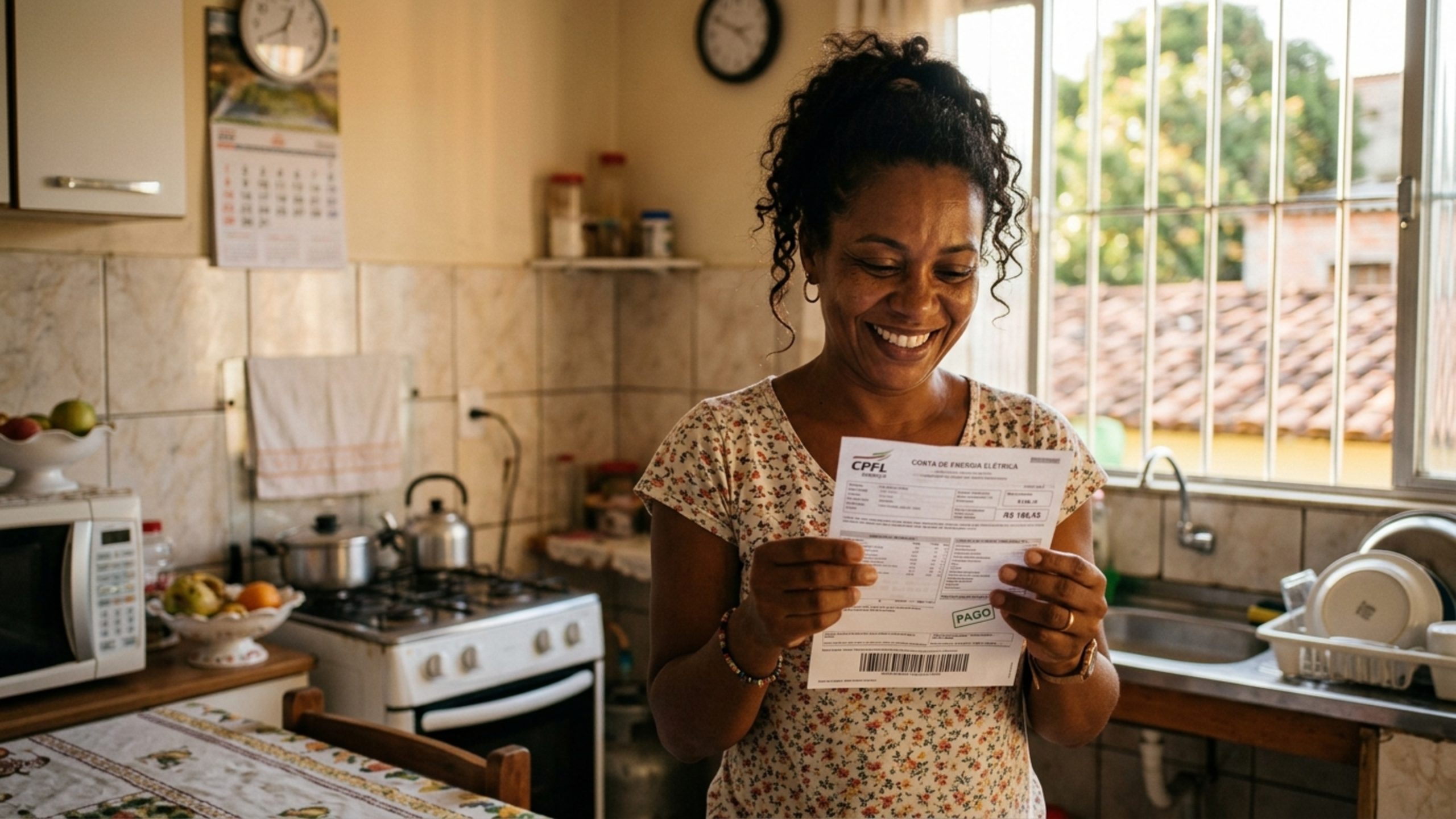 A conta de luz pode ficar zerada até 80 kWh para um grupo de famílias e virou um detalhe que pesa no bolso