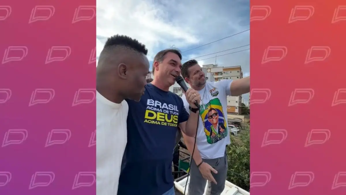 flavio bolsonaro em cuiaba marcha pra jesus
