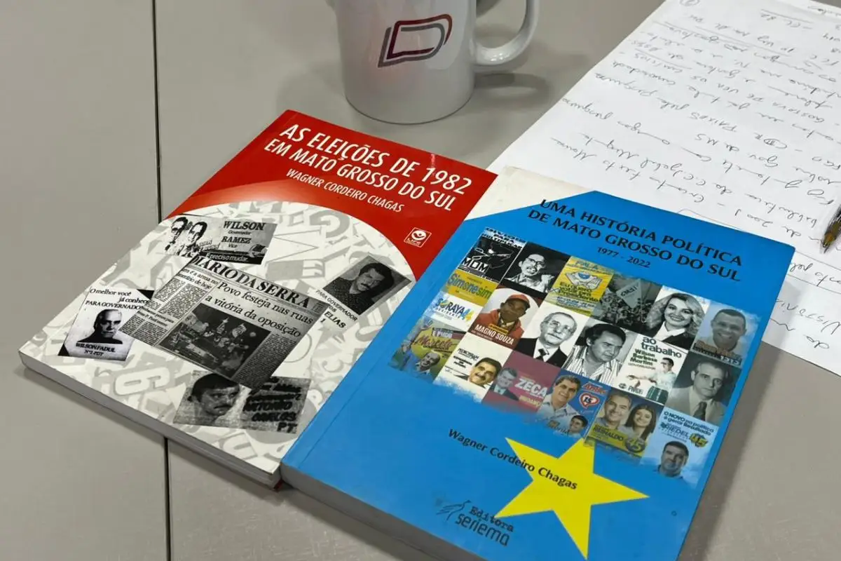 Livros de Wagner Cordeiro Chagas: "As Eleições de 1982 em Mato Grosso do Sul" e "Uma História Política de Mato Grosso do Sul | 1977 - 2022"