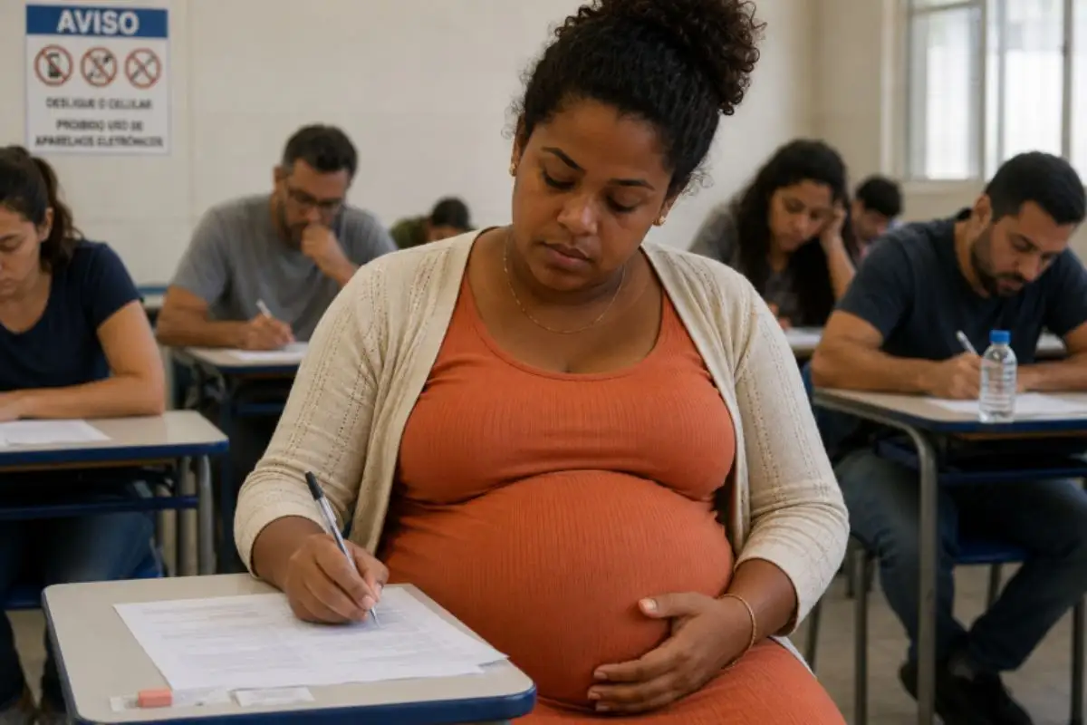 Grávidas e mães após parto poderão fazer concurso público em outra data ou à distância