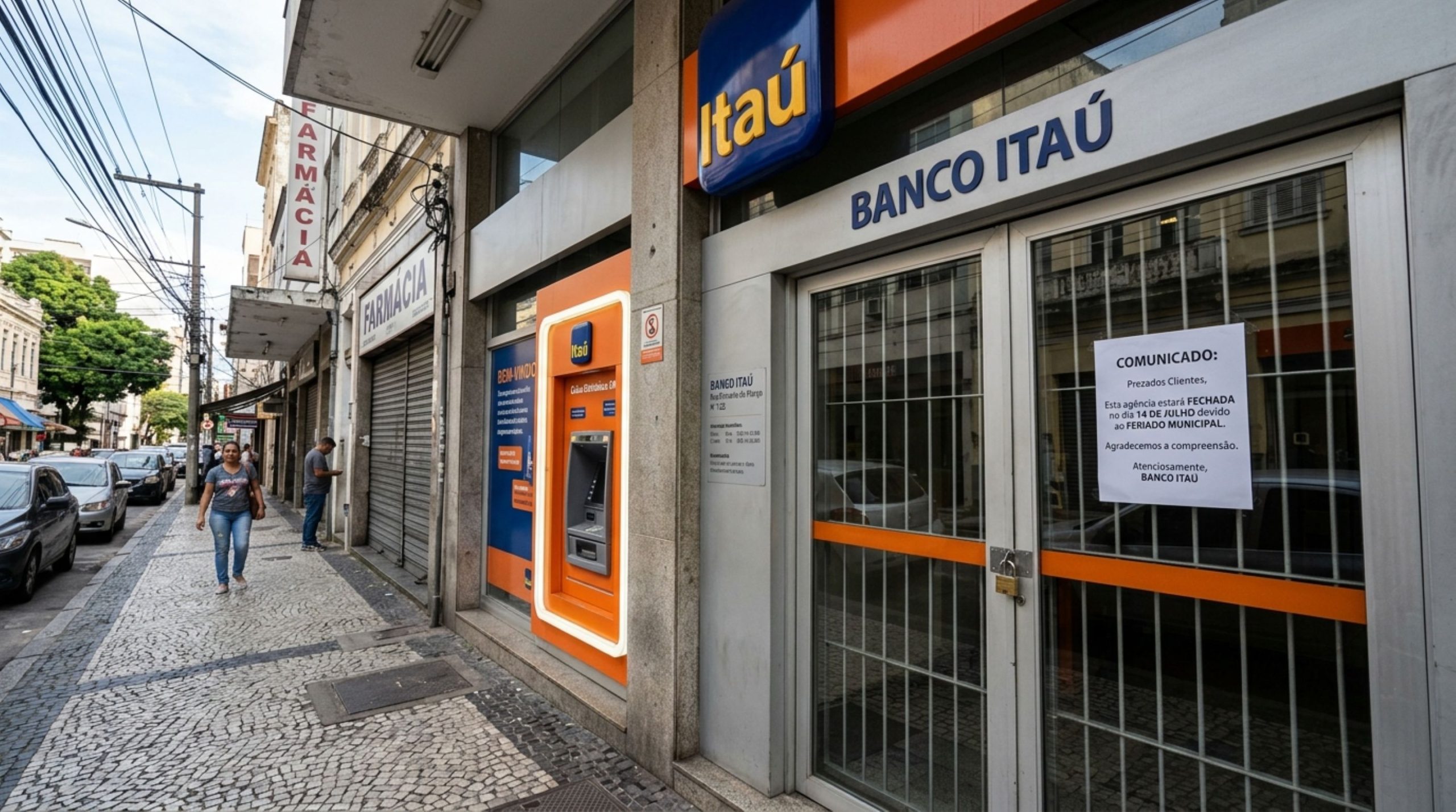 Bancos enfrentam mudança no horário de funcionamento nesta terça-feira, dia 14