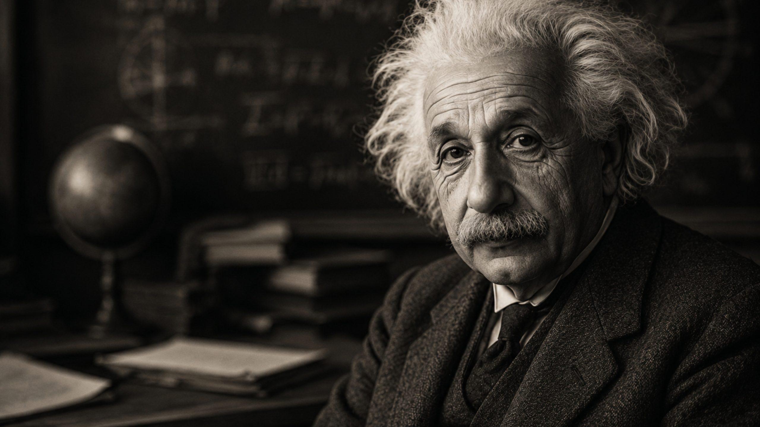 Albert Einstein, cientista que via a curiosidade como motor de toda mente que ainda não envelheceu por dentro: “O importante é não parar de questionar. A curiosidade tem sua própria razão de existir”