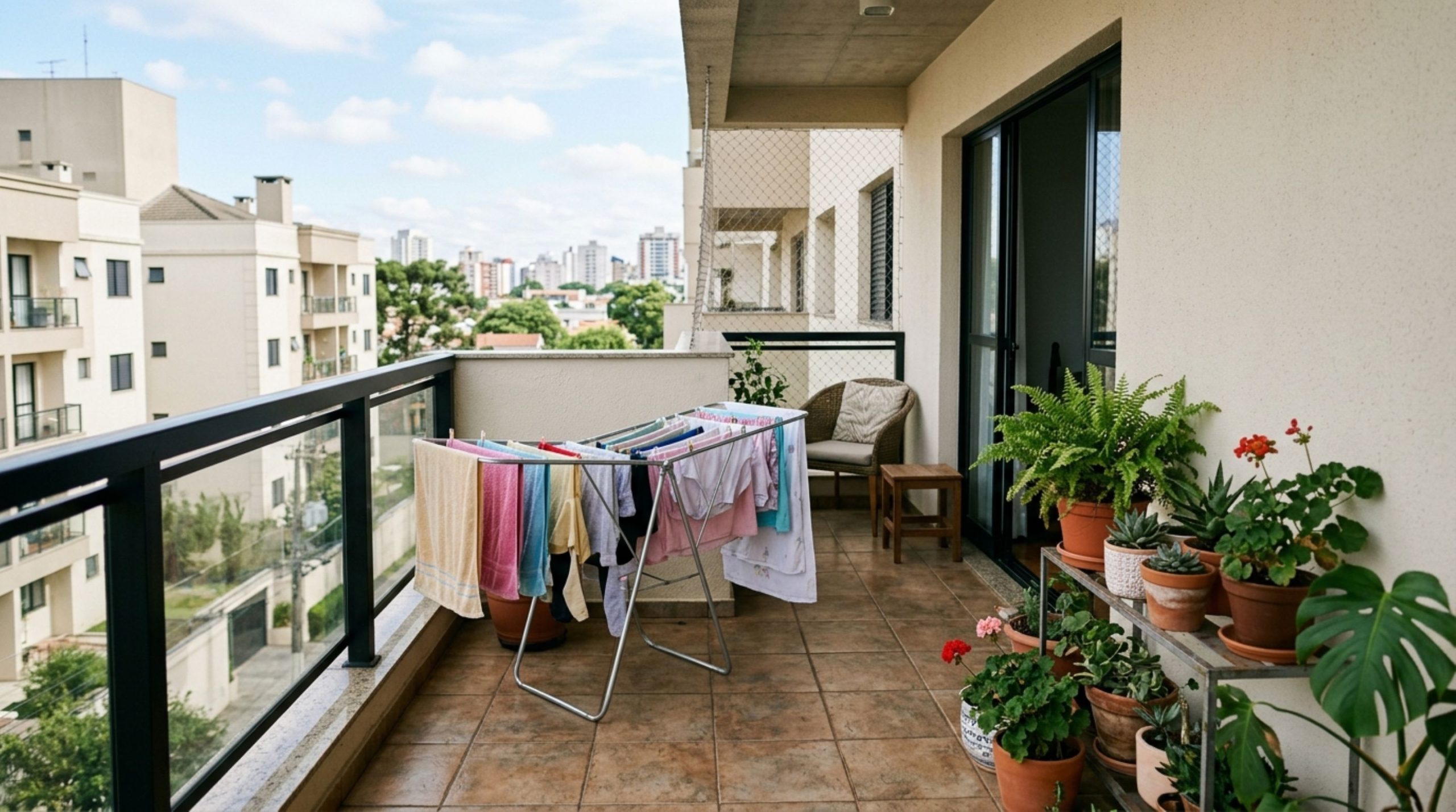 Condomínio poderá barrar roupas na varanda ou na sacada com nova regra