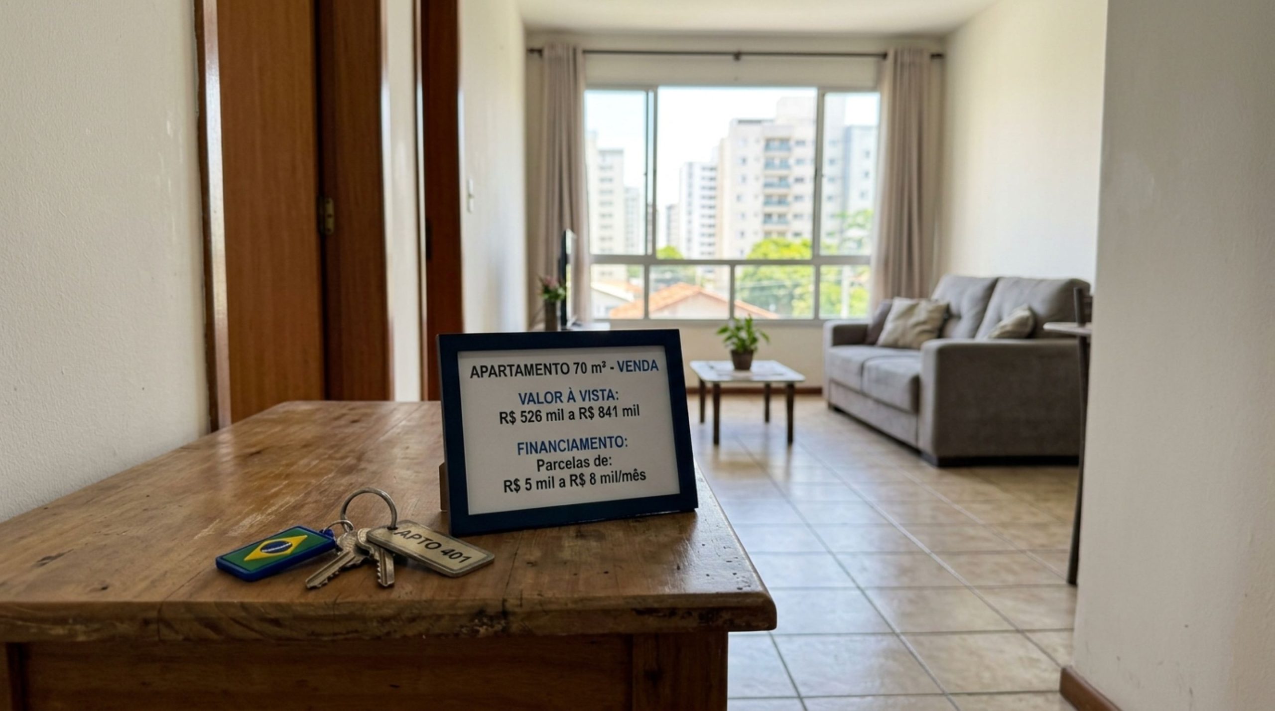 Quanto custa financiar ou pagar à vista um apartamento de 70 m² nas maiores cidades brasileiras?