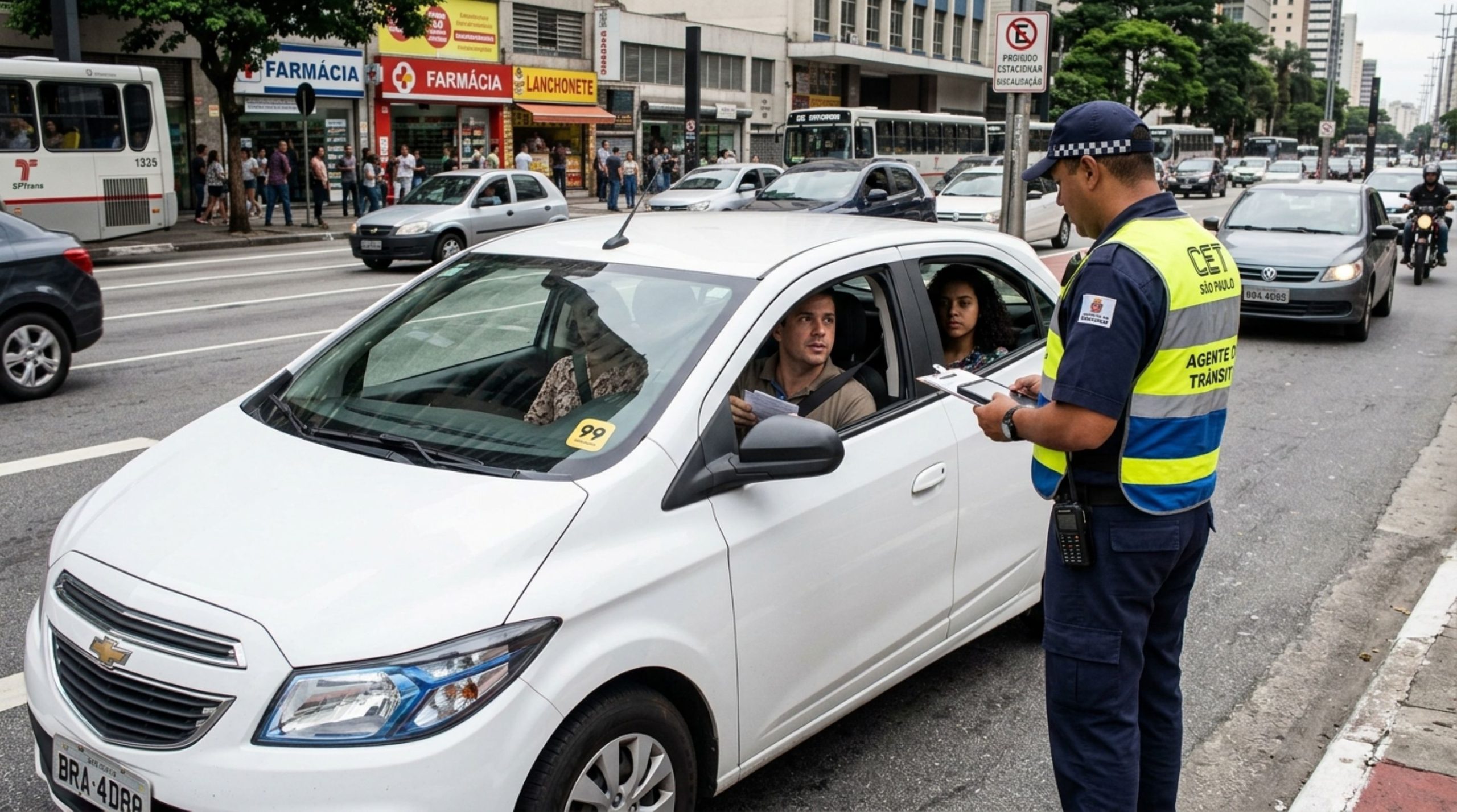 Motorista de aplicativo é multado após passageiro viajar sem cinto e questiona a autuação