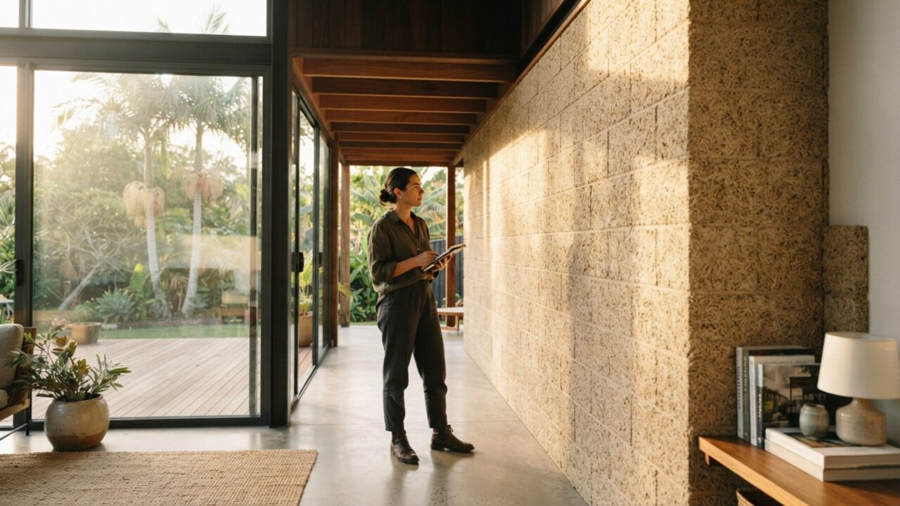 material à prova de fogo, acústico e de carbono negativo vira a principal aposta da arquitetura sustentável