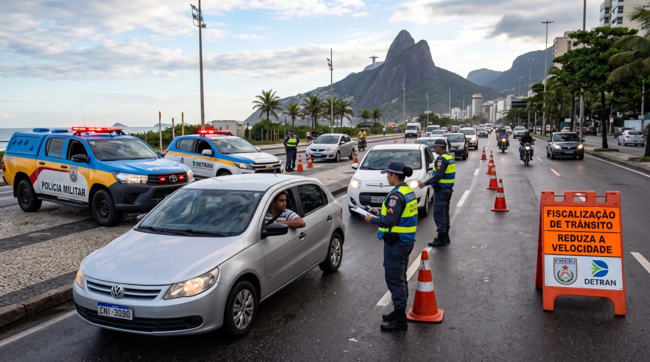 IPVA atrasado dá multa e apreensão do veículo em uma blitz policial?