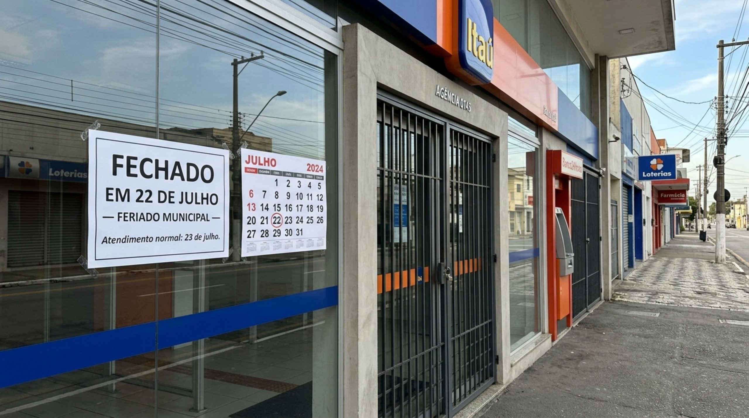 Bancos declaram que agências não abrirão nesta quarta-feira, 22