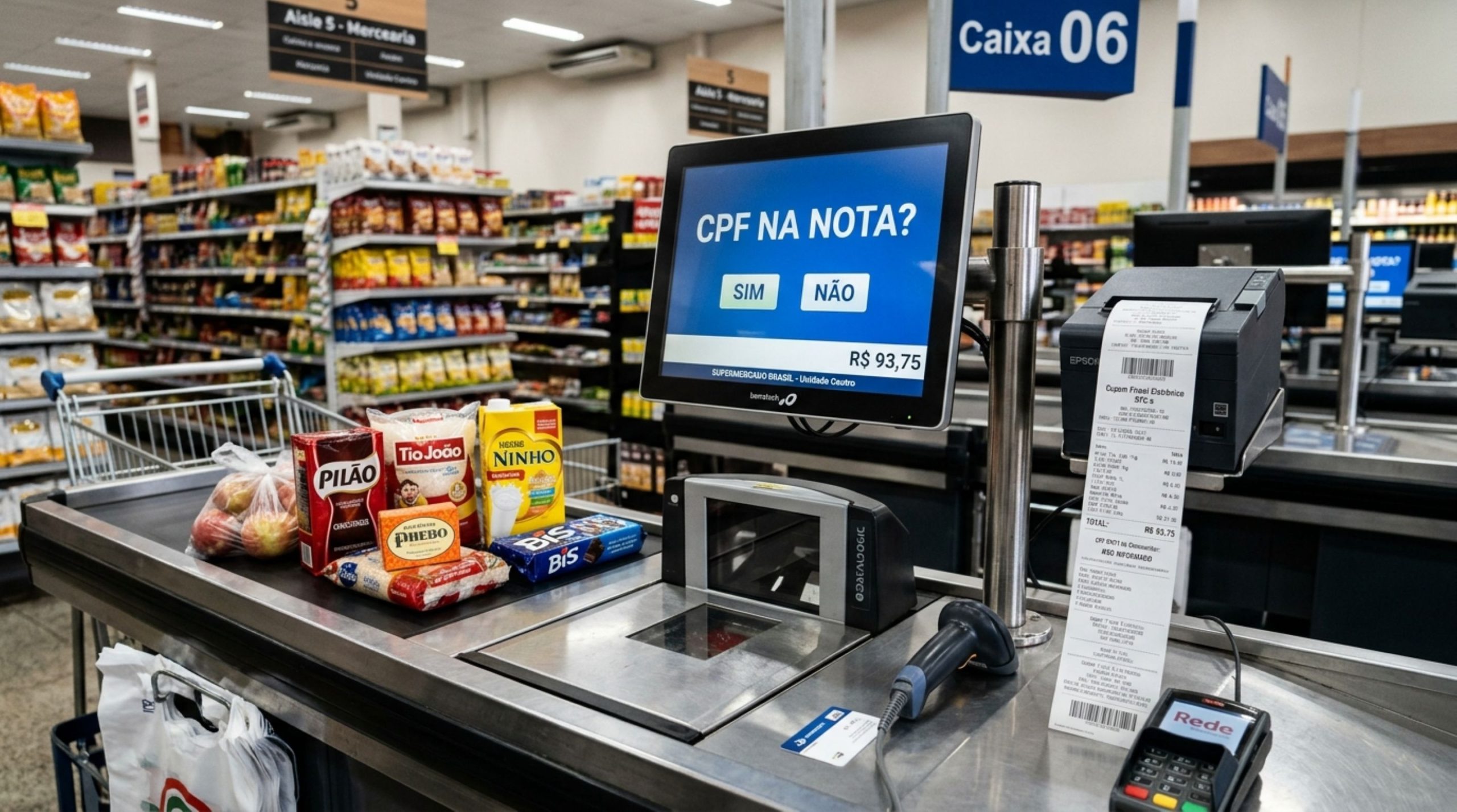 Alerta geral para consumidores que aceitam colocar CPF na nota