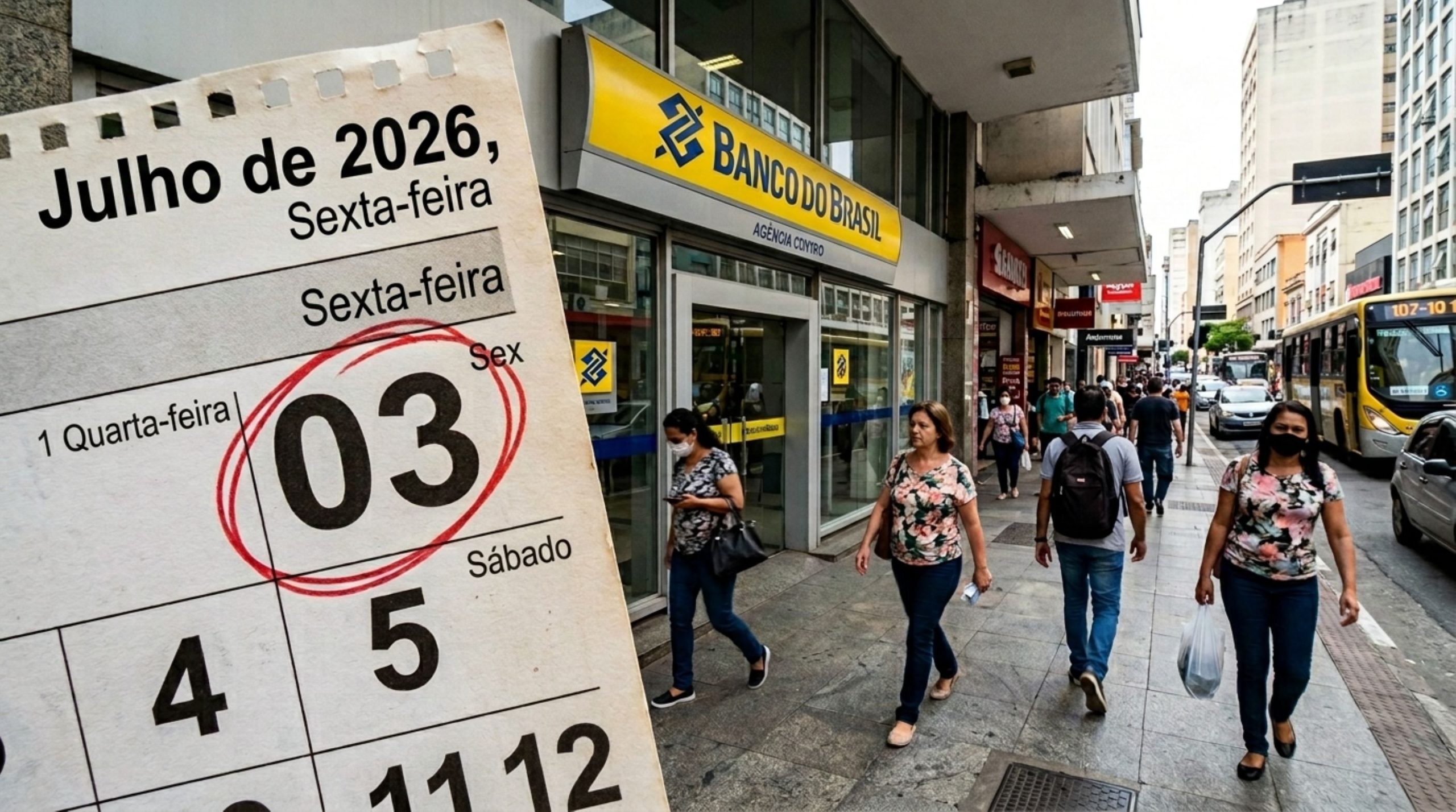 Bancos não abrem hoje, dia 3 de julho