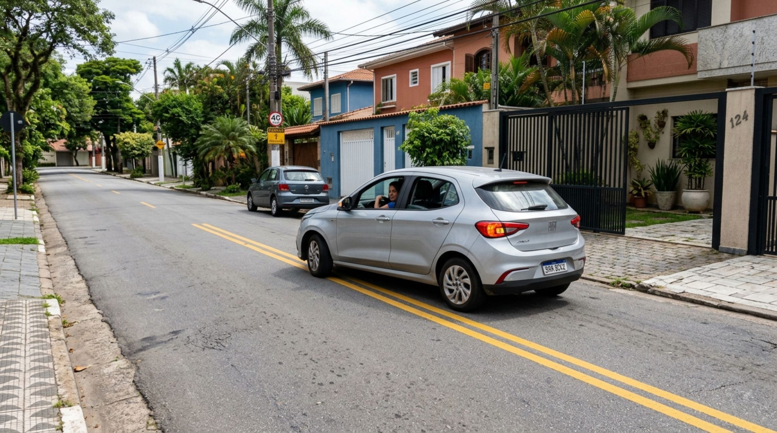 o que significa e quando o motorista pode entrar na garagem