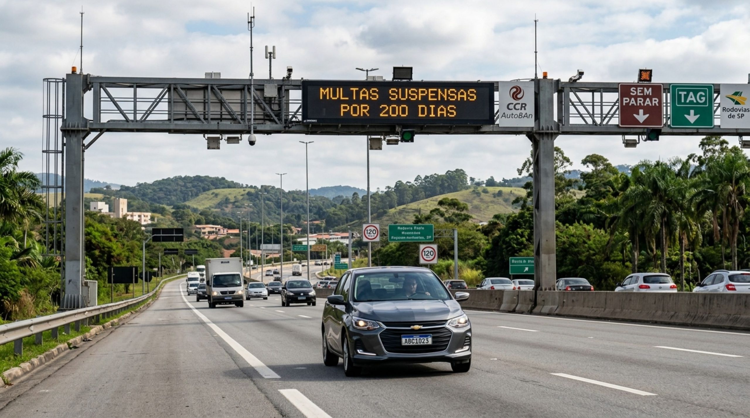 Motorista sem tag deve consultar a placa e pagar passagens pendentes antes do fim dos 200 dias