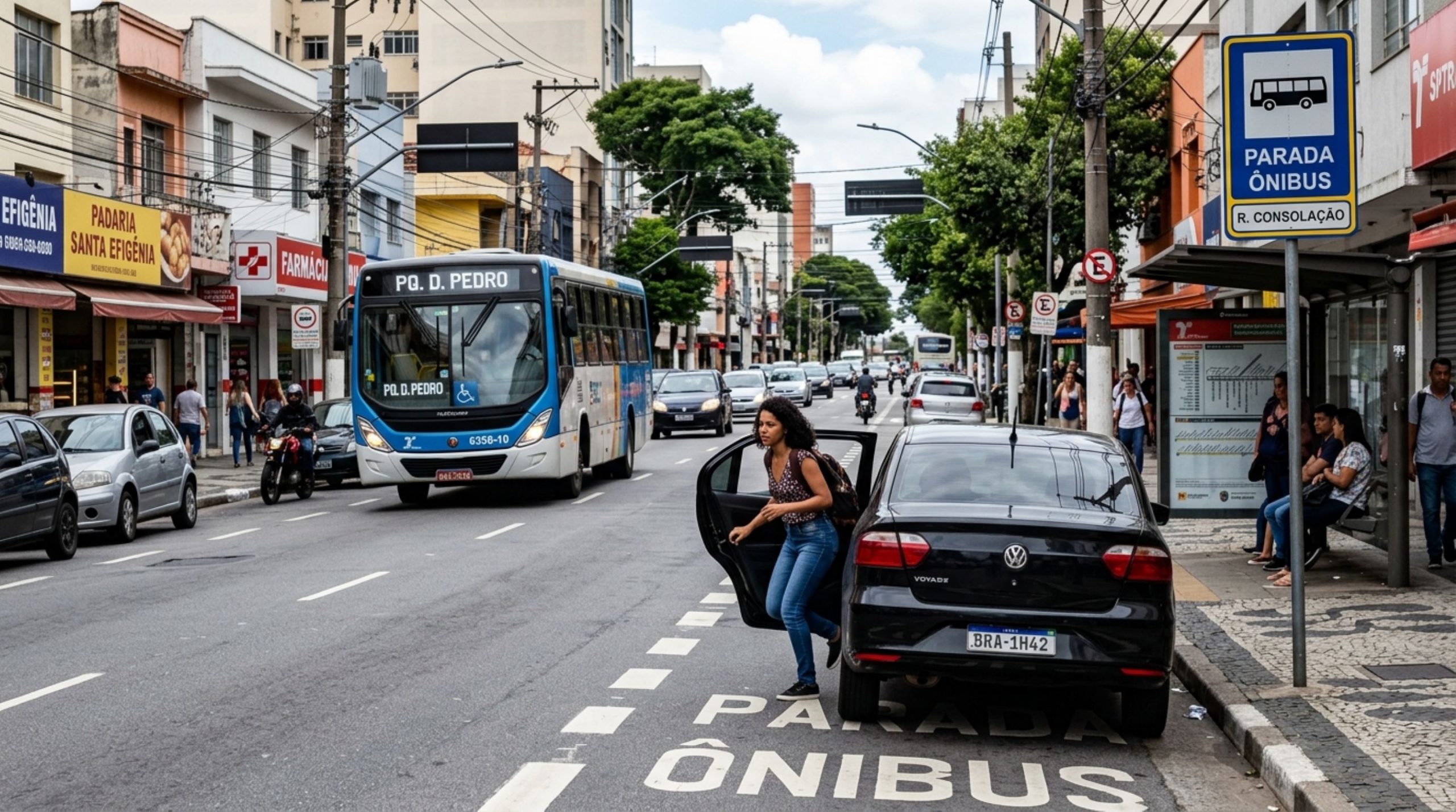 “foi só um minuto”, evita a multa?