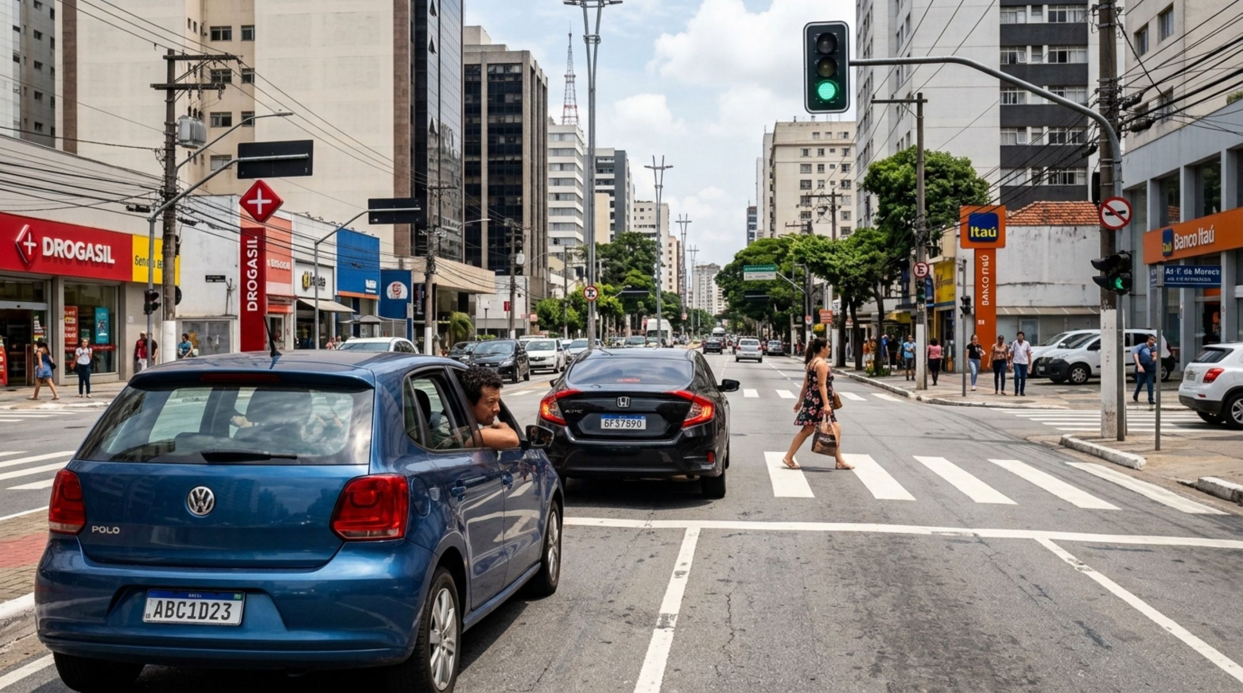 Motoristas que buzinam assim que o sinal abre precisam conhecer o art. 227 do CTB