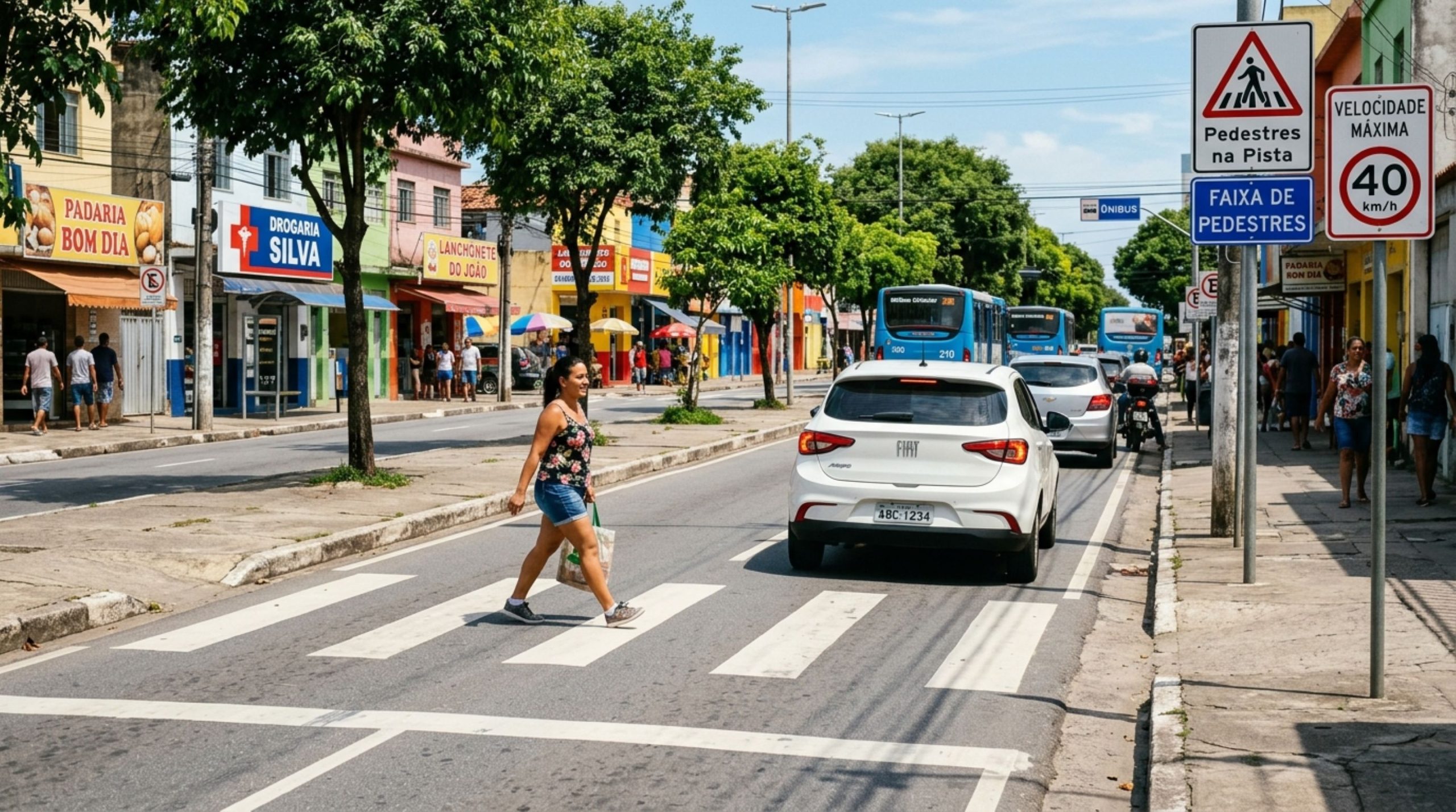 Motoristas que não dão passagem para pedestres quando pedem ou pisam na faixa deveriam conhecer o art. 214 do CTB