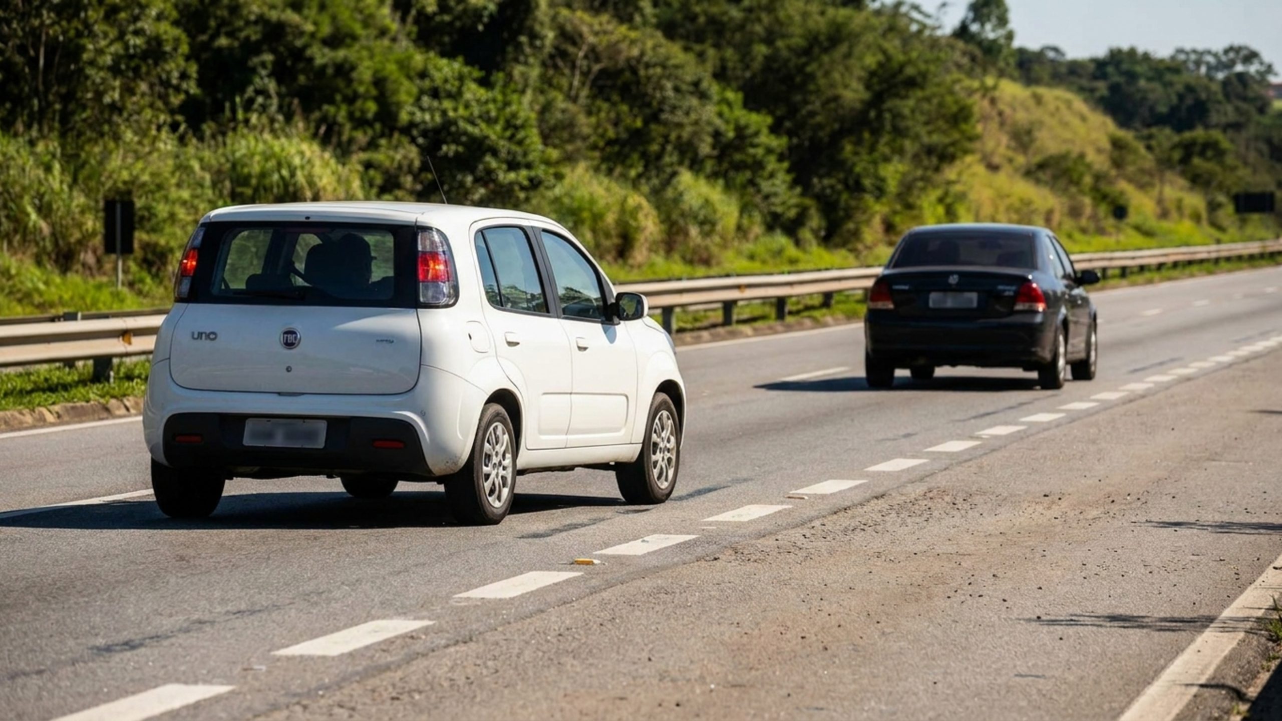 Motoristas que ultrapassam pela direita porque o carro da frente não libera a esquerda também precisam conhecer o Art. 199 do CTB