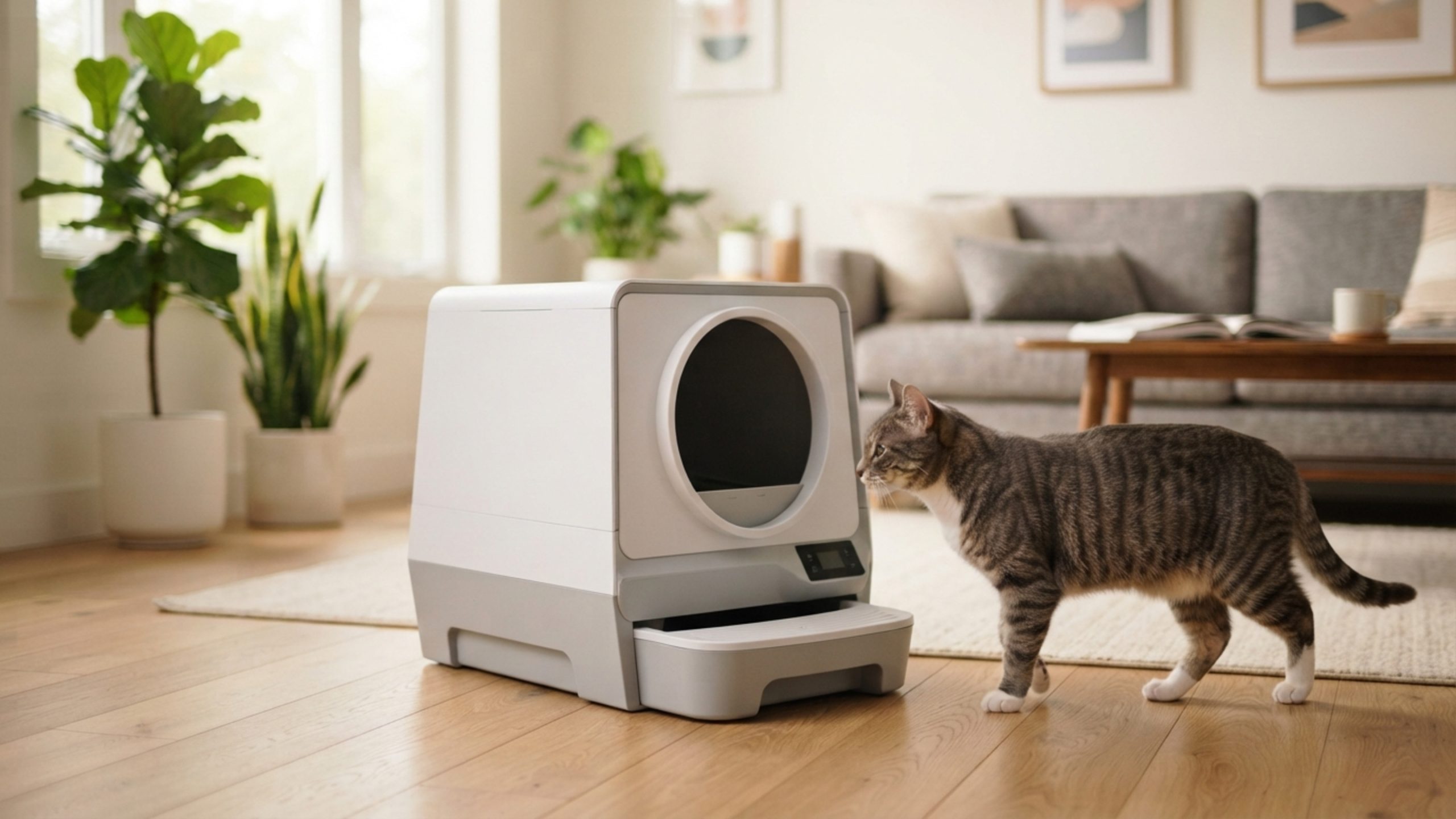 A caixa de areia autolimpante que transformou completamente a rotina e o bem-estar dos donos de gatos