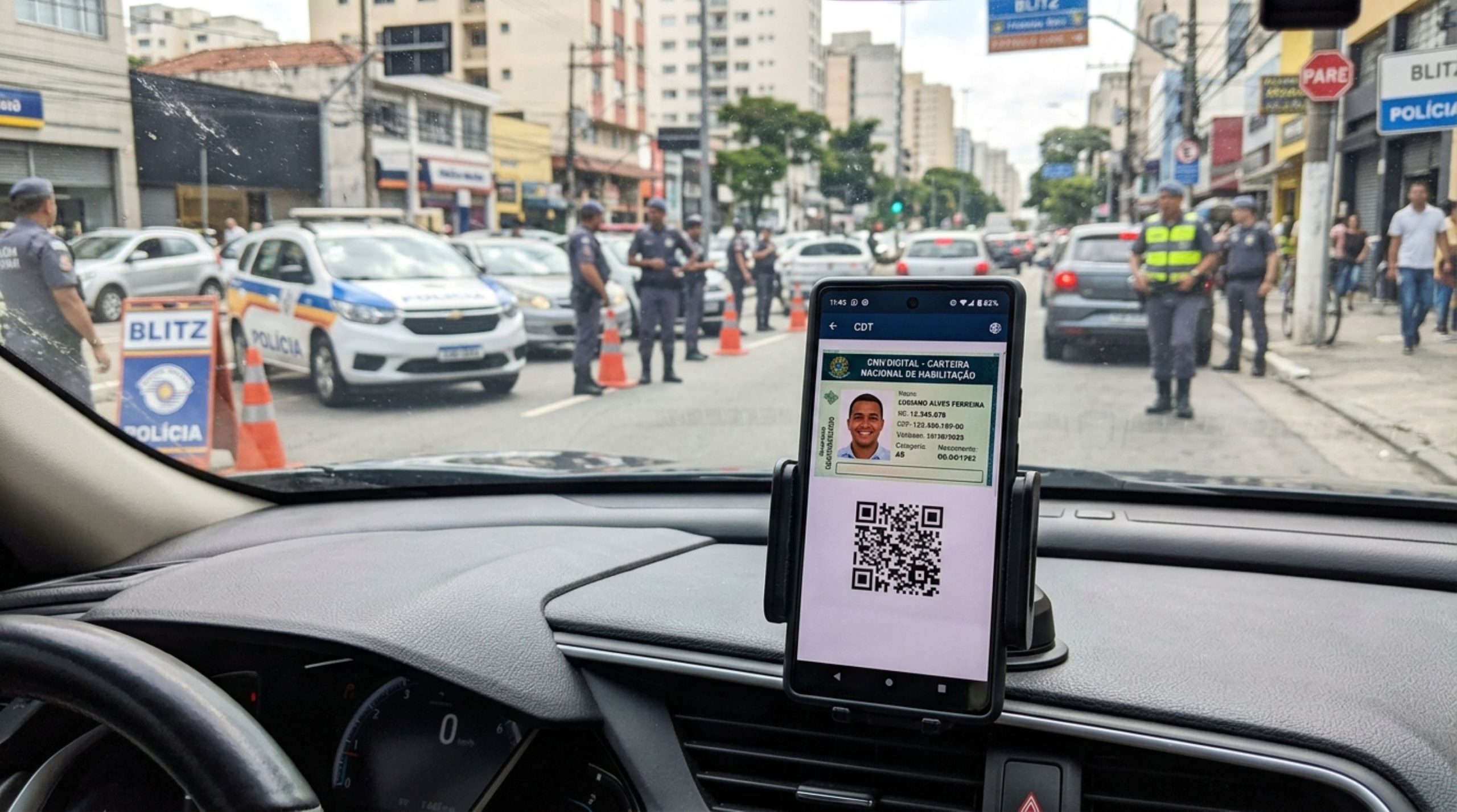 Motoristas que usam apenas a CNH digital devem saber desta regra em vigor