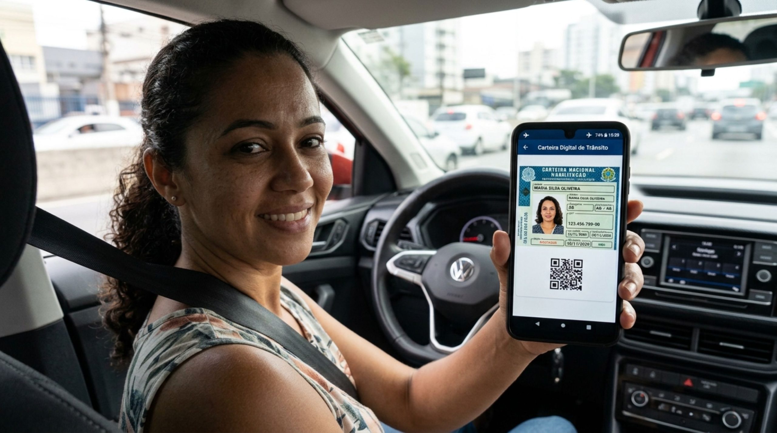 Como apresentar a CNH digital no celular quando estiver sem internet?
