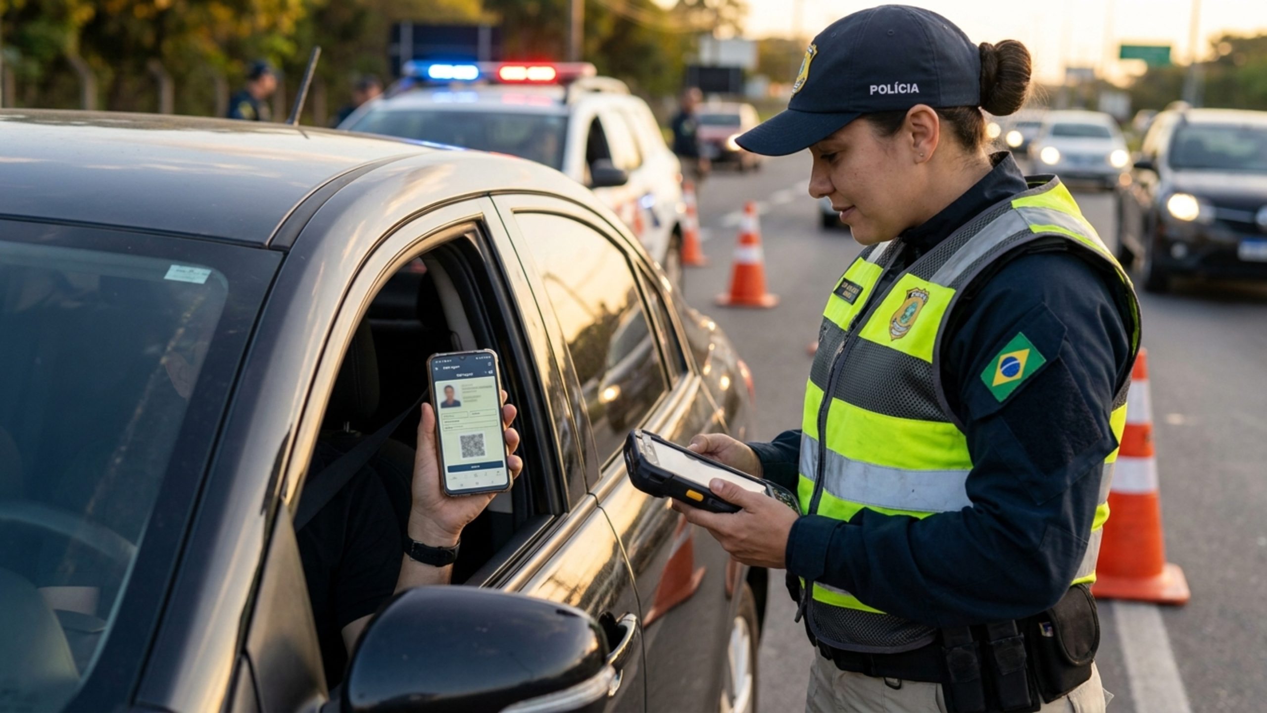 O que diz a lei para quem circula apenas com a CNH Digital?