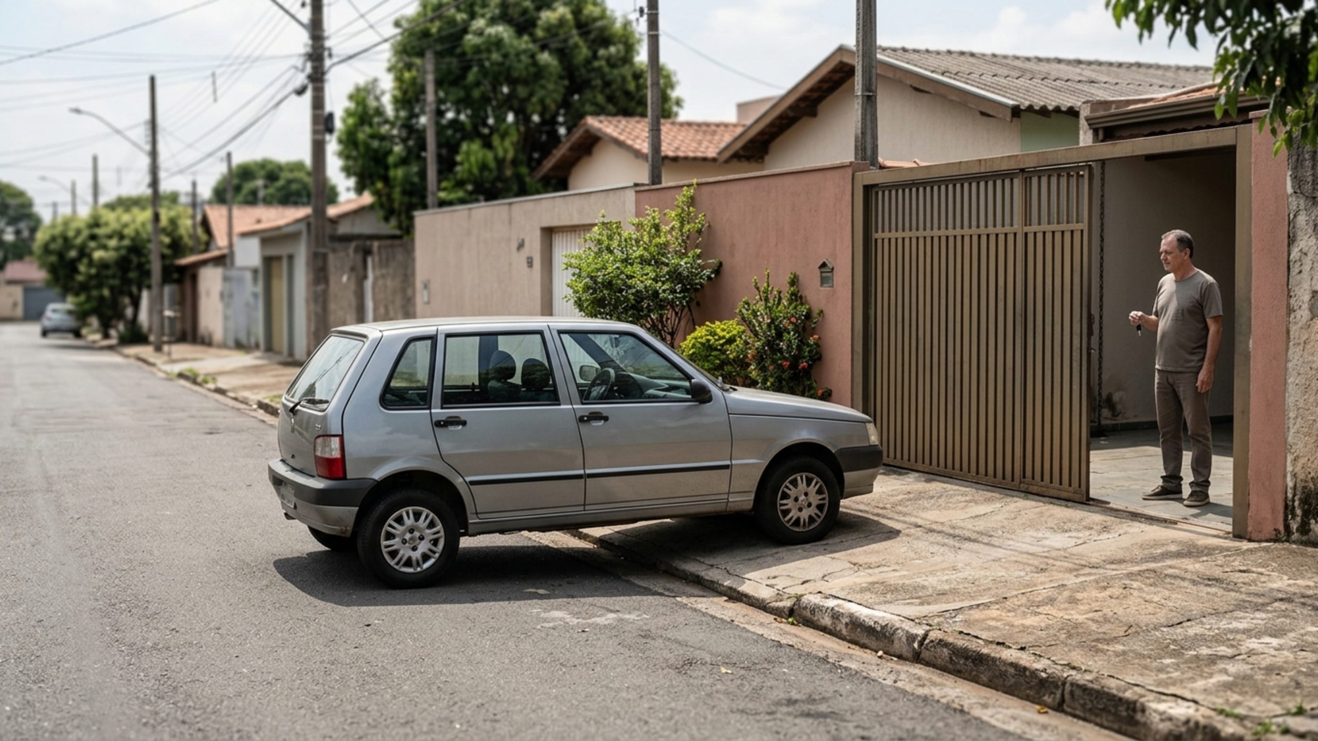 O que a lei diz sobre estacionar na frente da própria garagem no Brasil