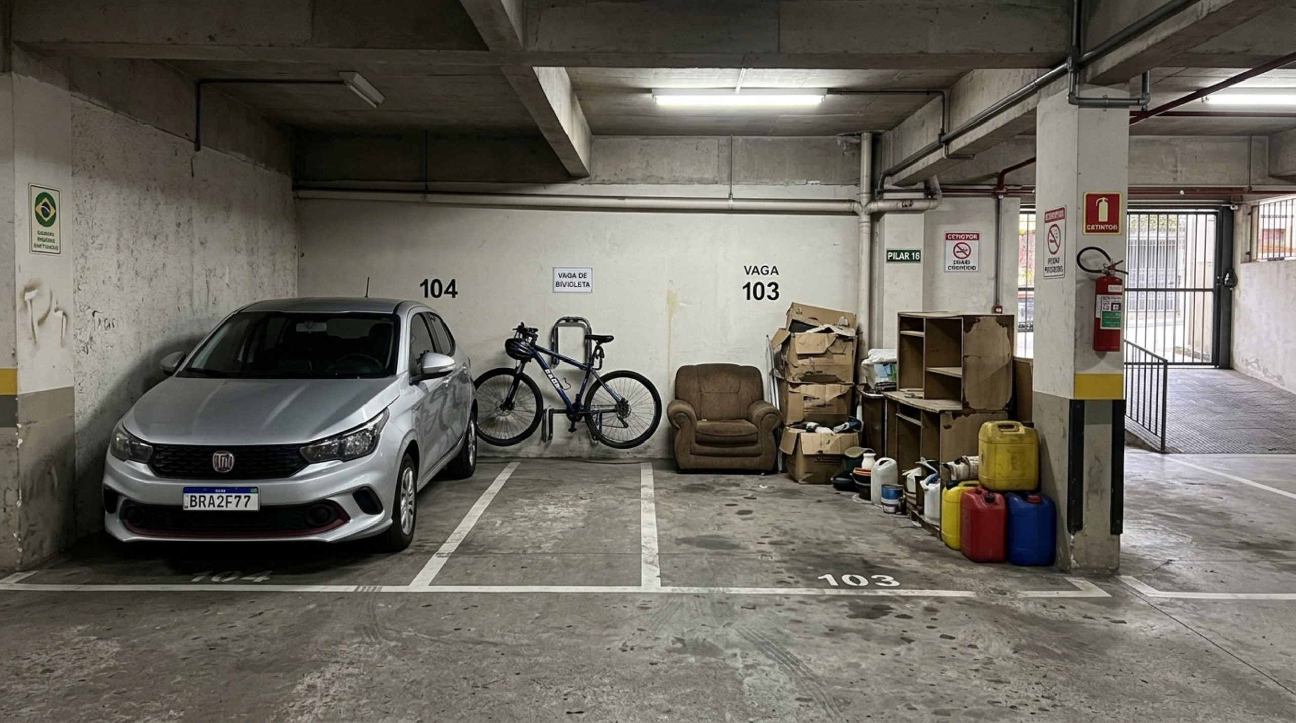 Condomínios alertam moradores que usam vaga de garagem como depósito e podem receber multa condominial