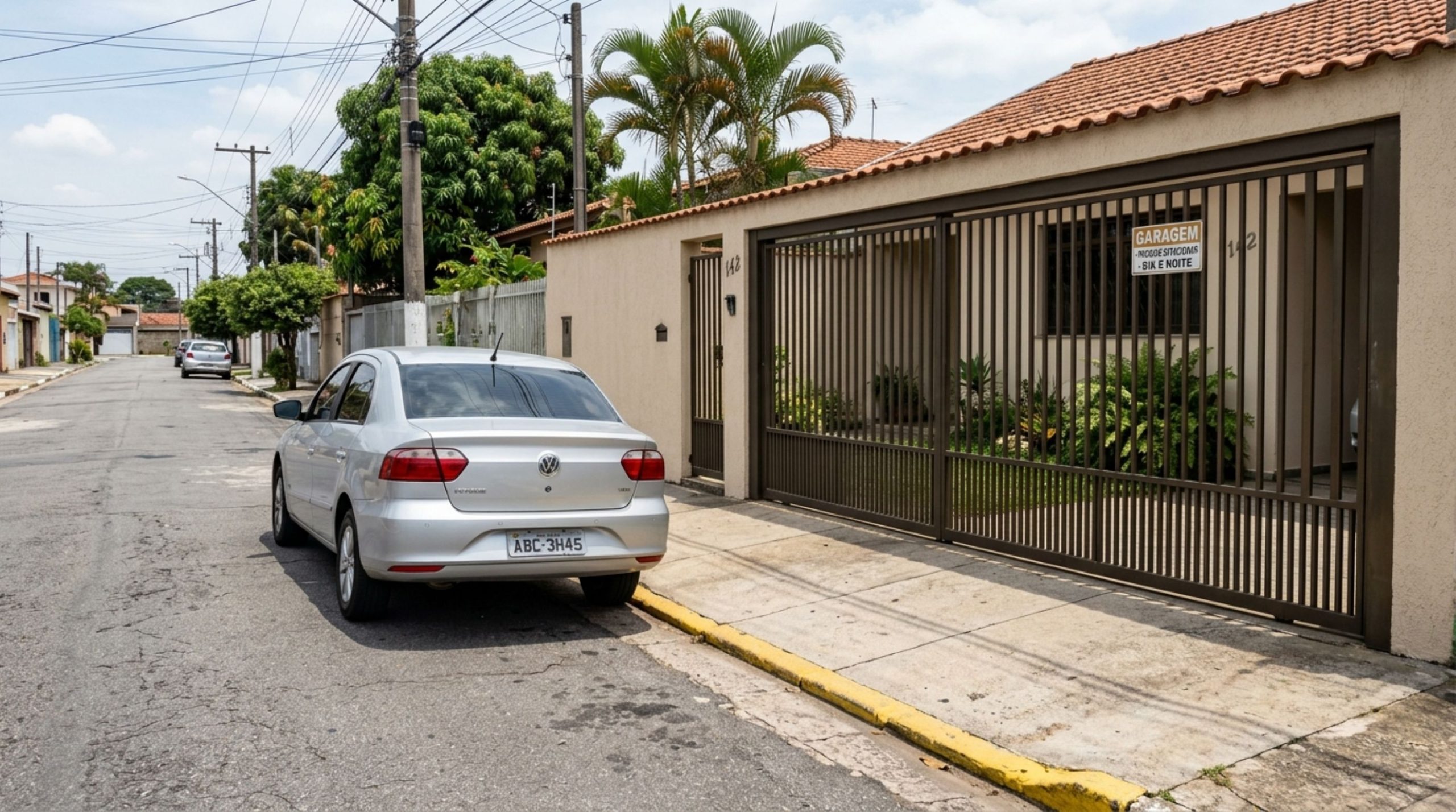 O que diz a lei de trânsito sobre estacionar em frente à própria garagem?