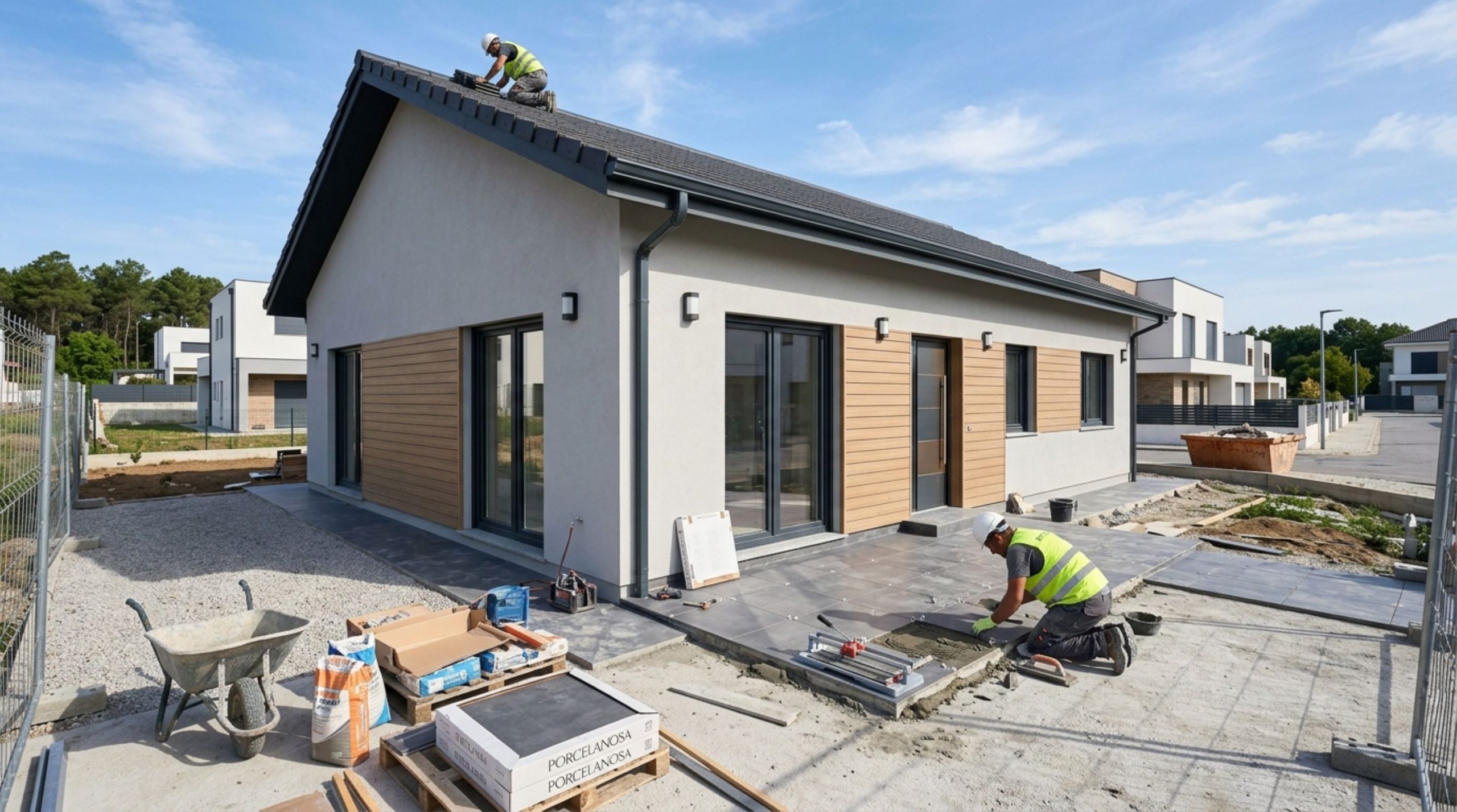 Quanto custa construir uma casa padrão médio-alto com 100 m² em 2026?