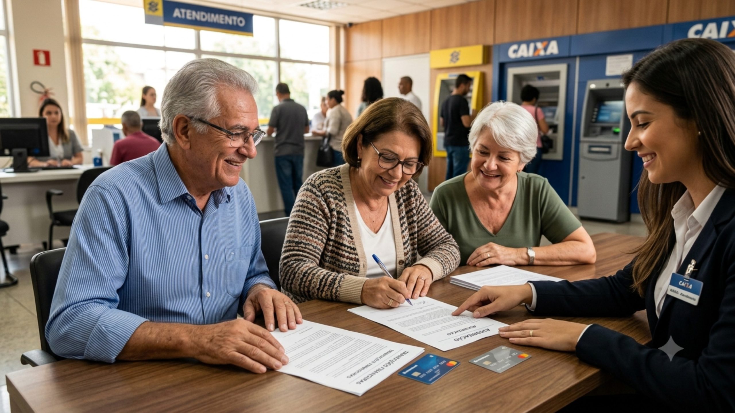 Idosos de 60, 64, 70 anos ou mais vão precisar de autorização de um responsável para realizar transações financeiras