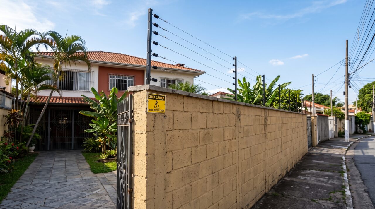 Quanto custa levantar o muro e instalar cerca elétrica em um terreno de 10x20m em 2026 para ter mais segurança?
