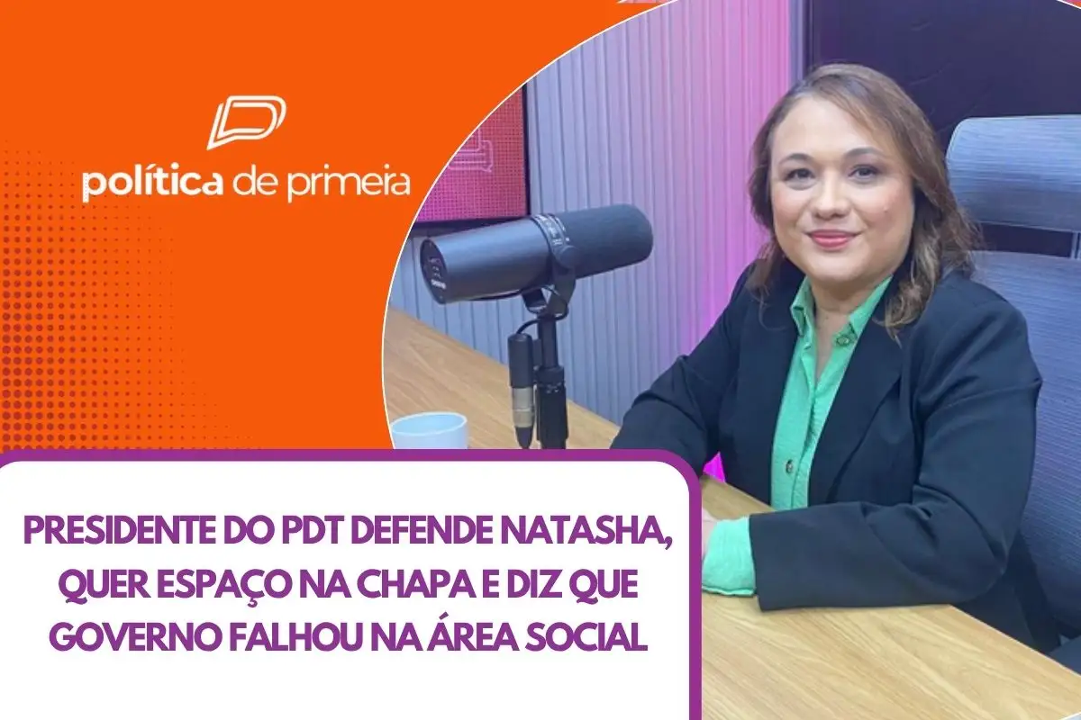 Presidente do PDT fala sobre apoio a Natasha Slhessarenko e revela condição para manter a aliança