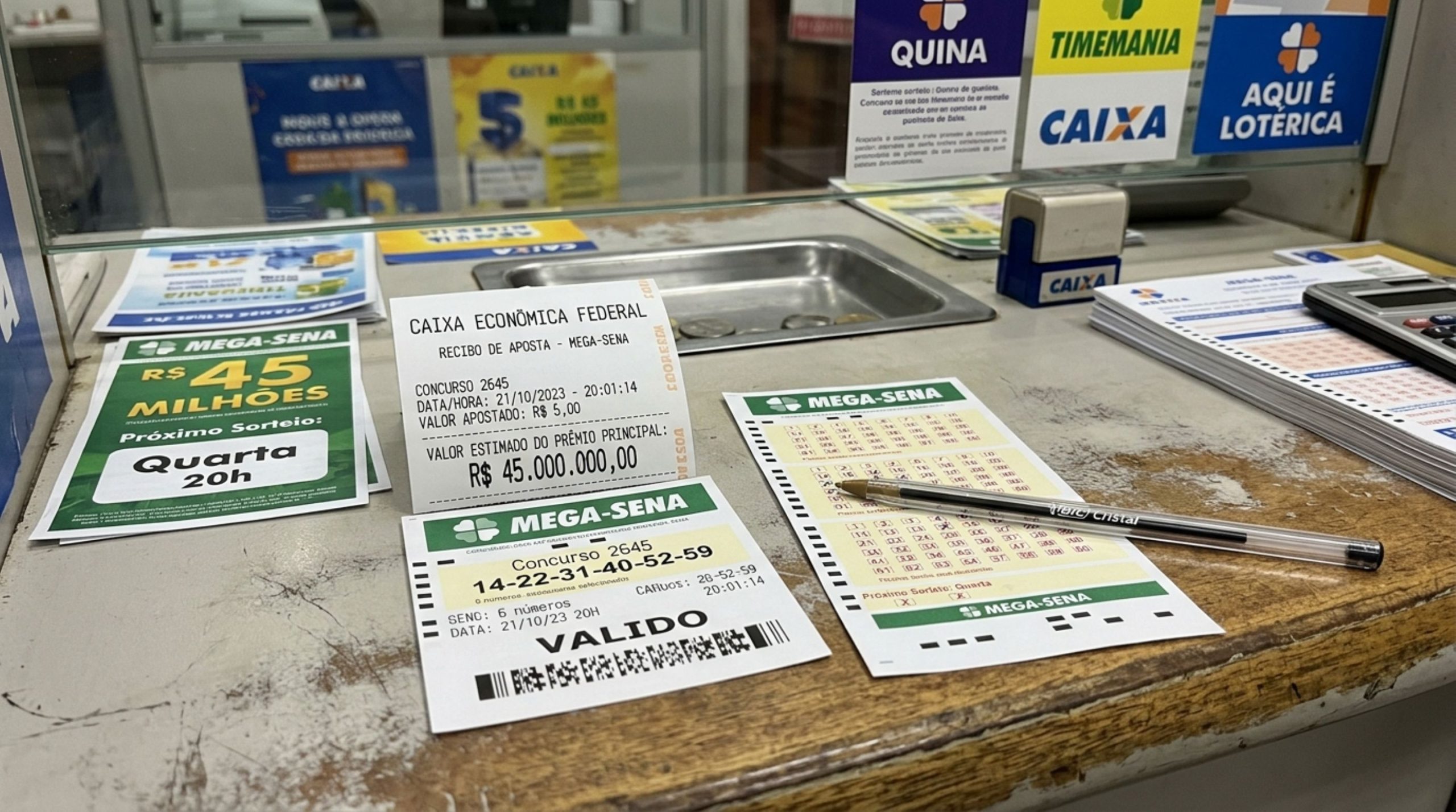 Sorteio da Mega-Sena de hoje surpreende apostadores de todo o país