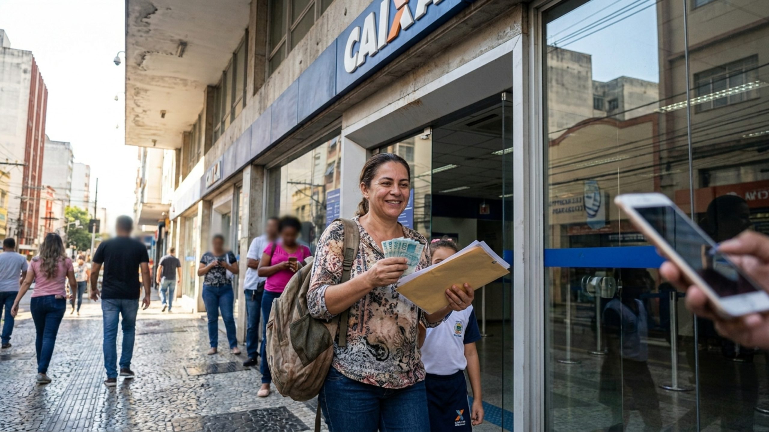 Caixa faz liberação de valor para brasileiros cadastrados que cumprem esta exigência de renda