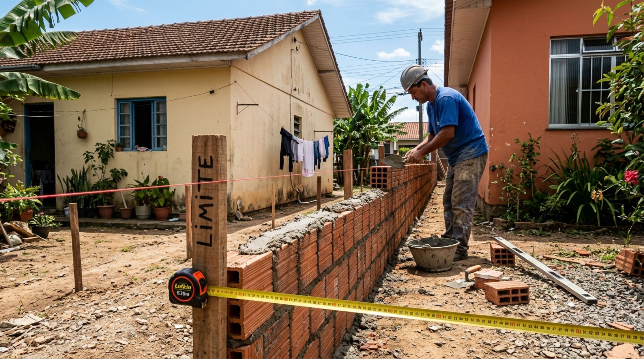 Quem levanta muro na divisa do terreno deveria conhecer a altura e os limites que a lei considera permitidos