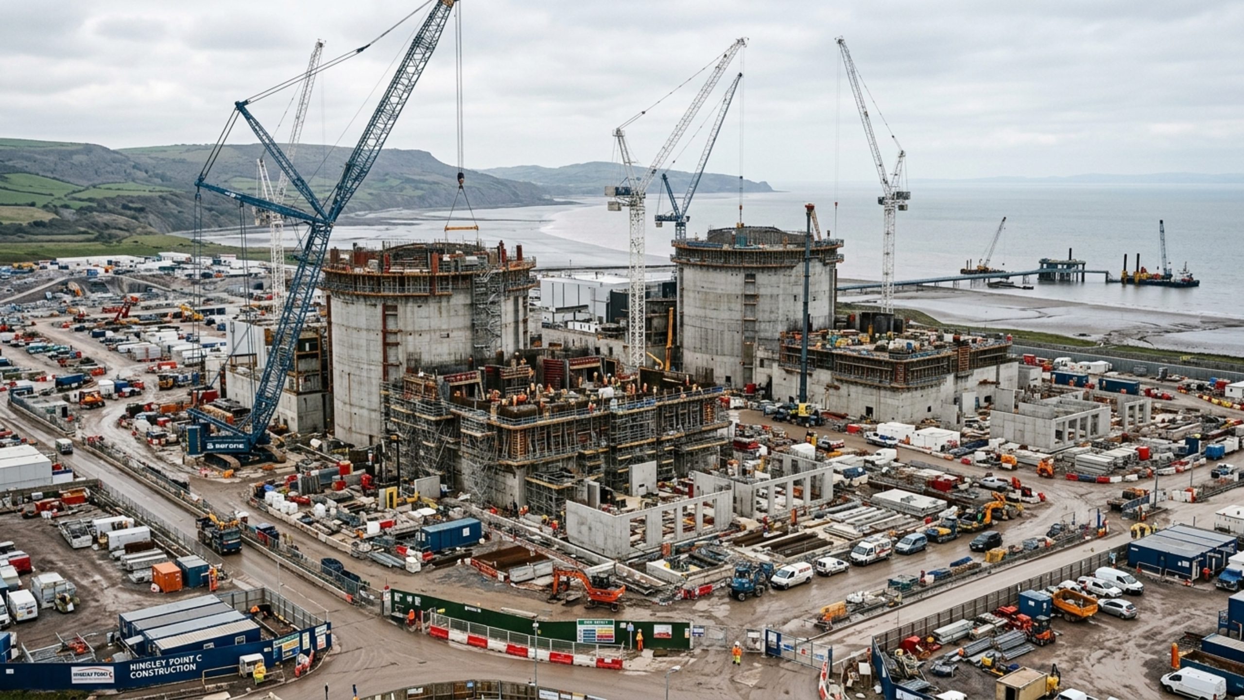 A usina nuclear de 3.260 MW que pode abastecer 6 milhões de casas e virou a maior obra de energia do Reino Unido