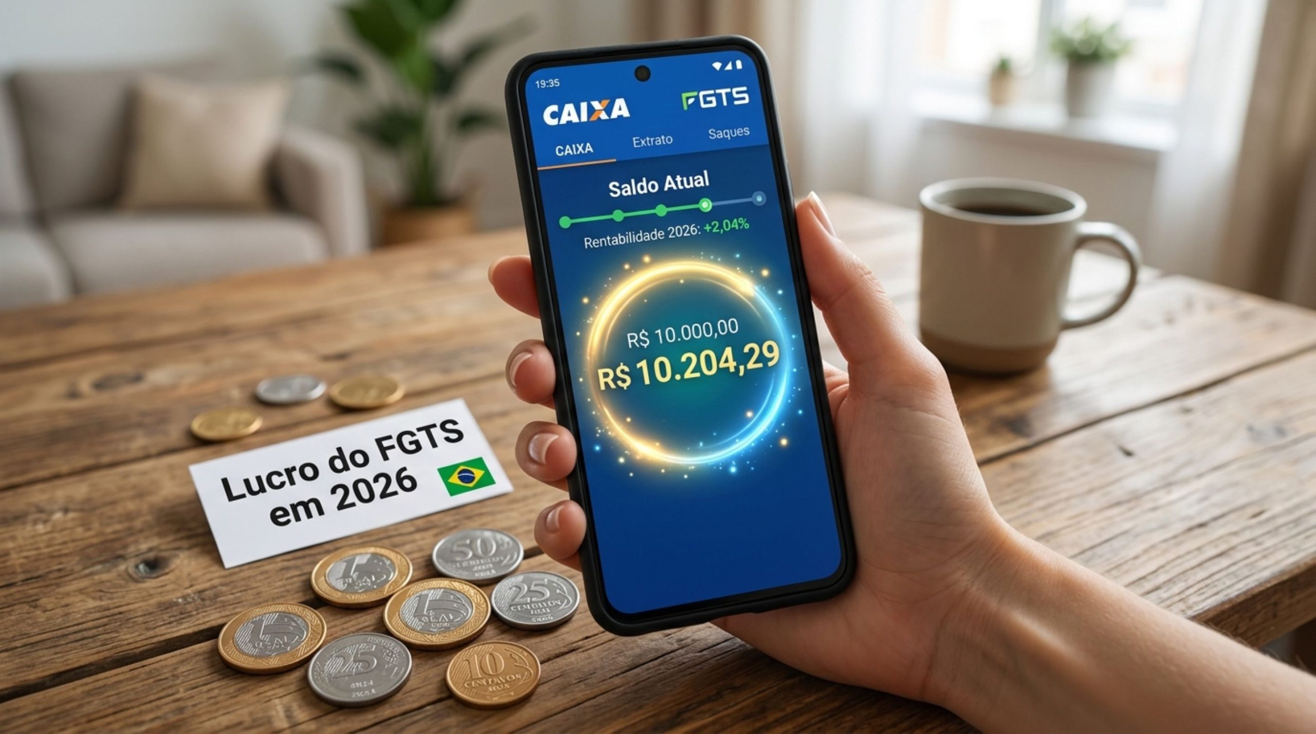 veja a simulação para saldos entre R$ 1 mil e R$ 100 mil