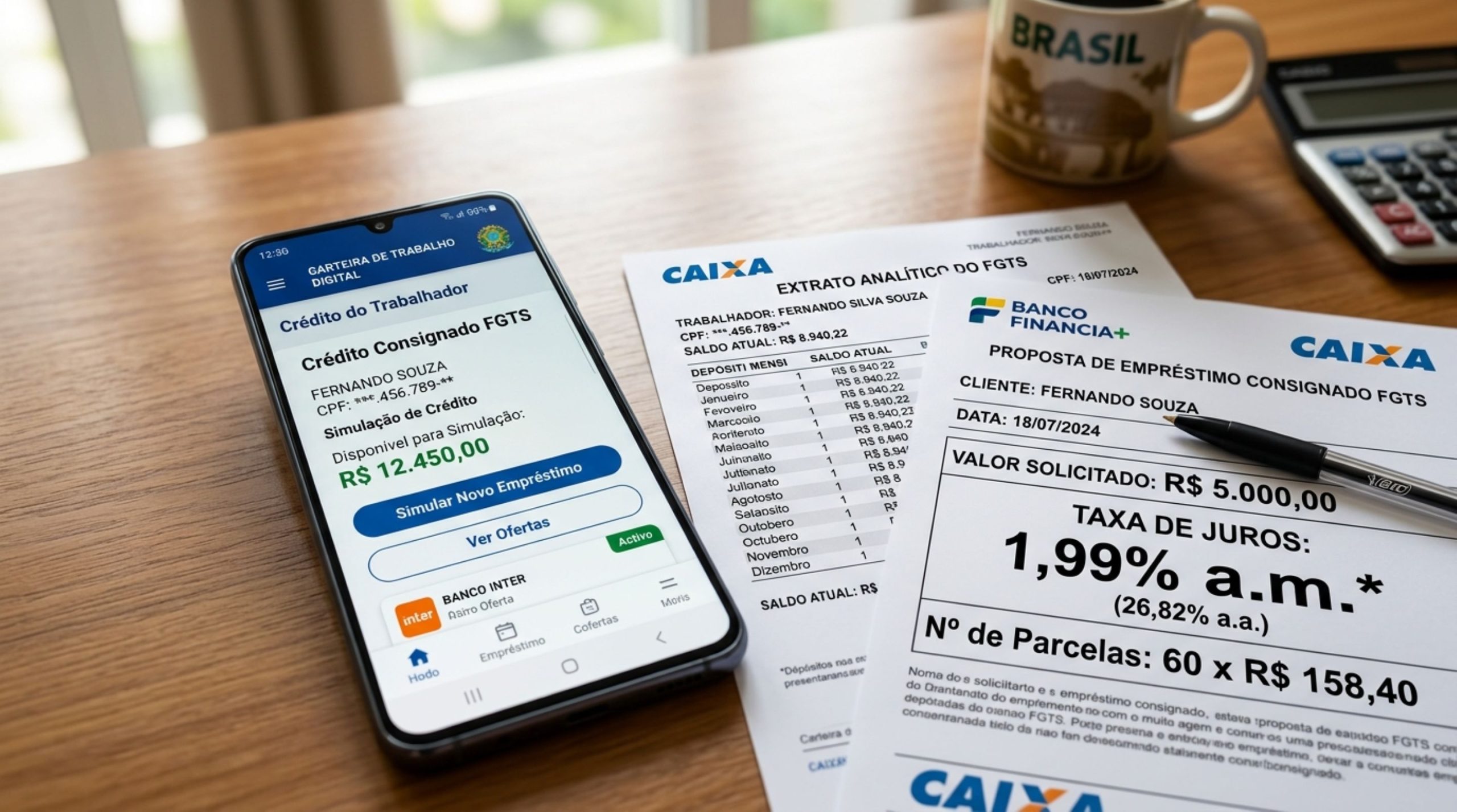 Nova regra permite ao trabalhador CLT usar o FGTS como garantia em crédito e brasileiros comemoram