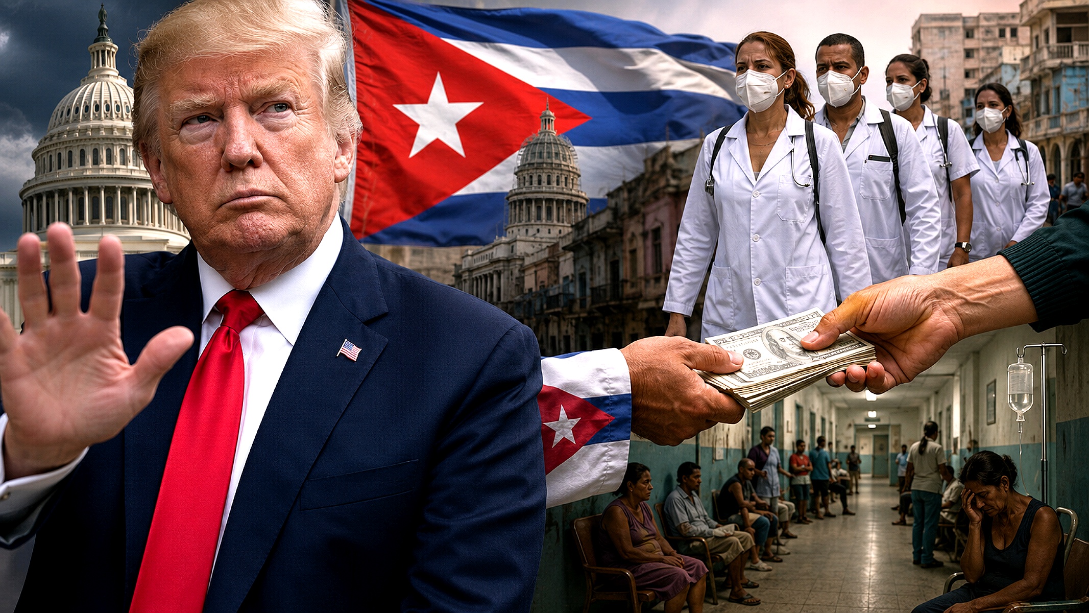 Programa médico cubano vira alvo de Trump