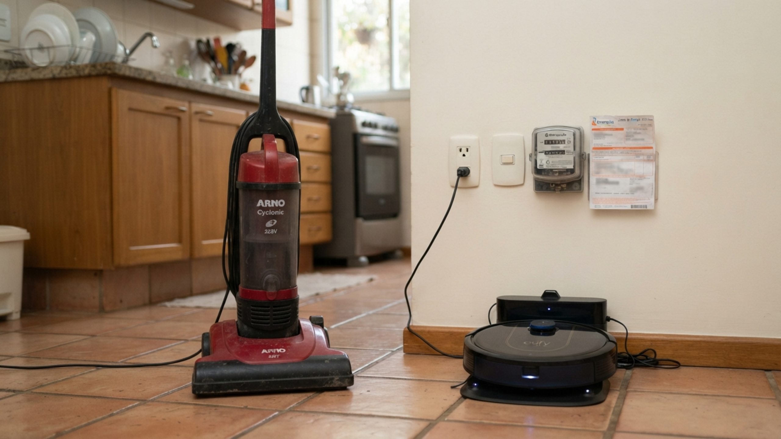 o modelo vertical de R$ 180 e 600W que limpa a casa gastando 40% menos luz