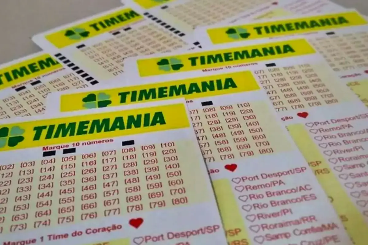 Volantes da Timemania. (Foto: Governo Federal)
