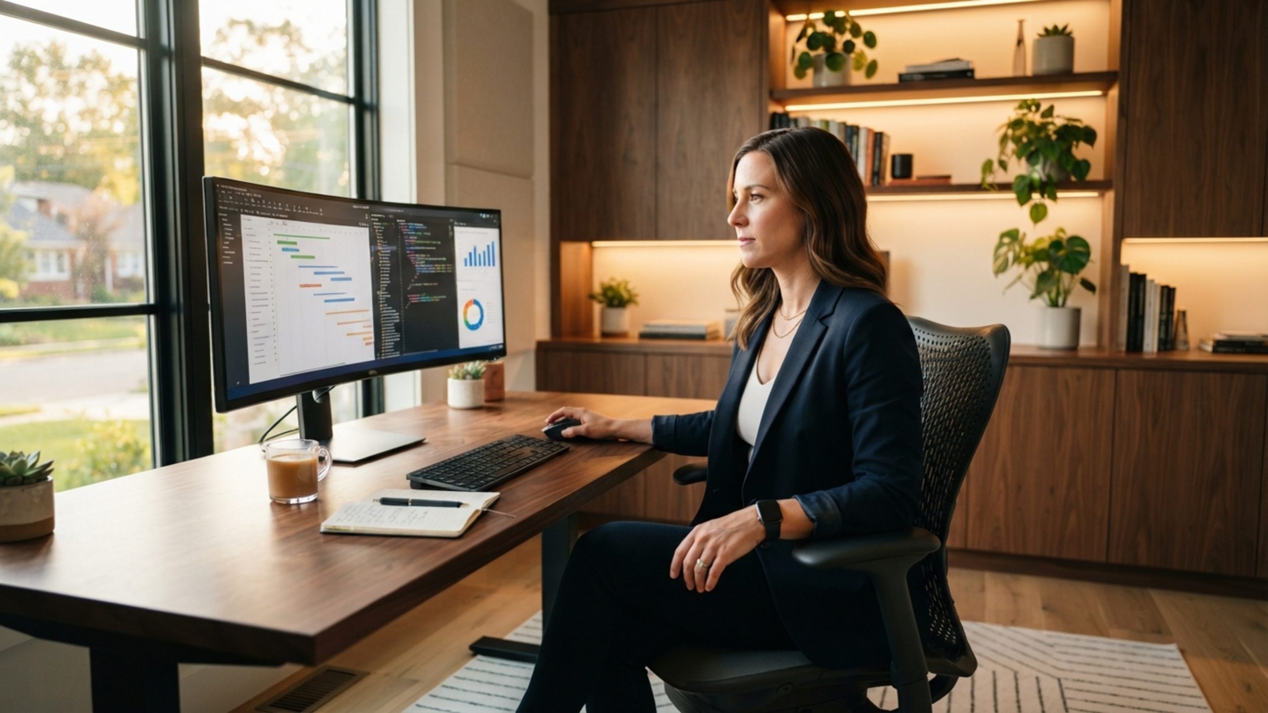 Quanto custa transformar um quarto vago em home office completo? Custos de marcenaria, iluminação e ergonomia
