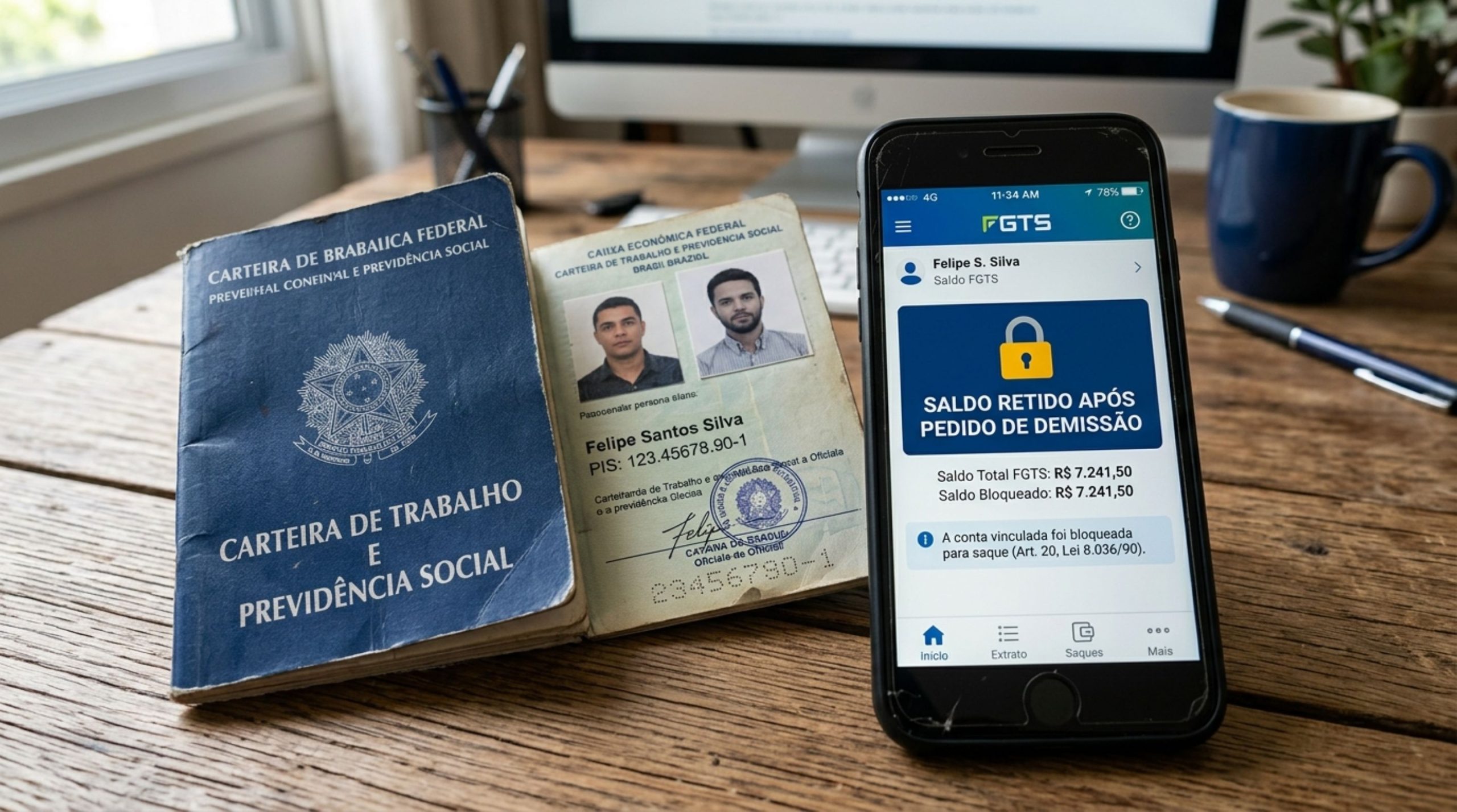 Pediu demissão e deixou dinheiro no FGTS? Veja quando o saldo bloqueado poderá ser retirado