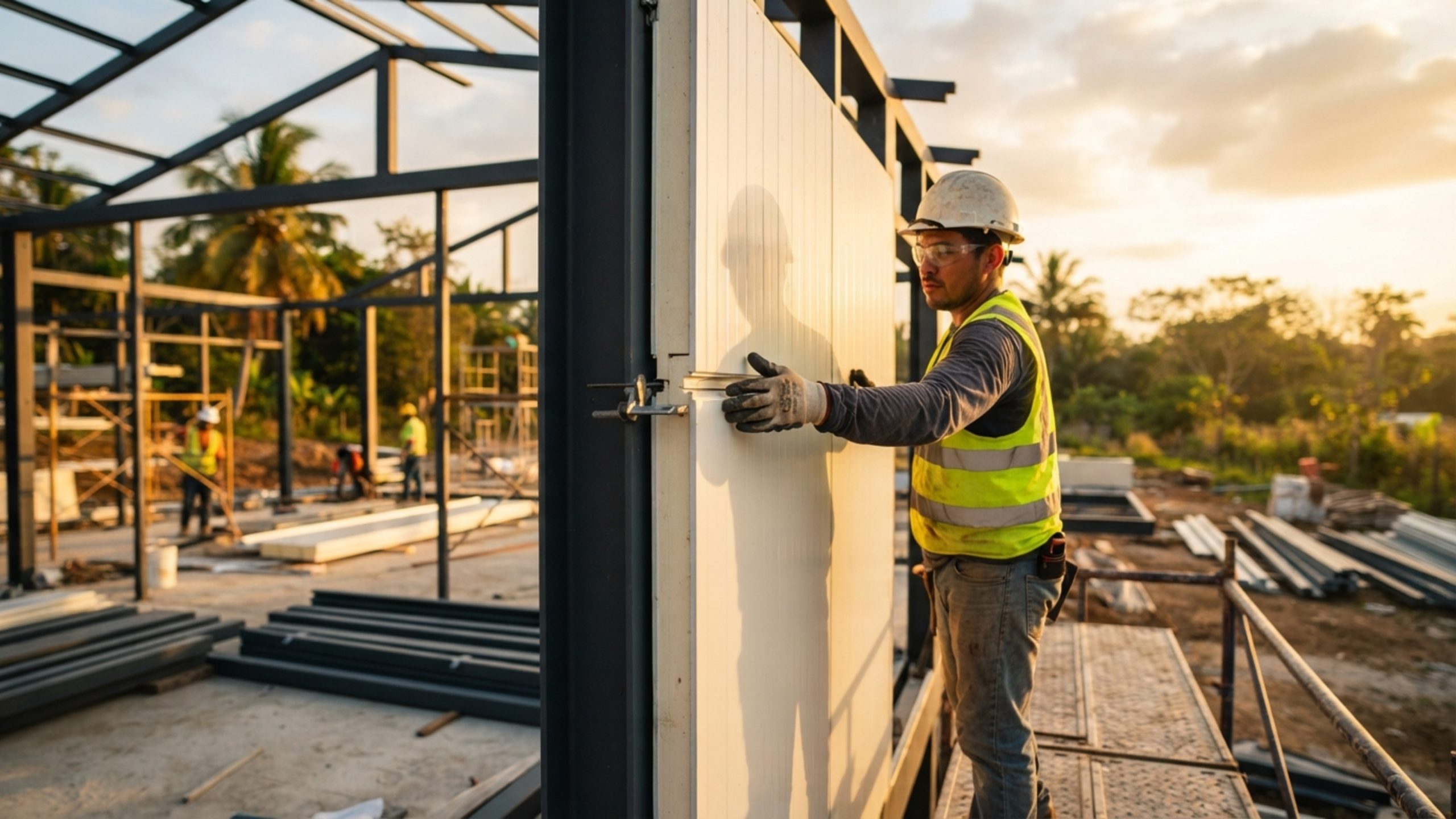 Adeus ao tijolo e cimento? O novo material de construção que ergue paredes em horas e protege a casa do calor extremo