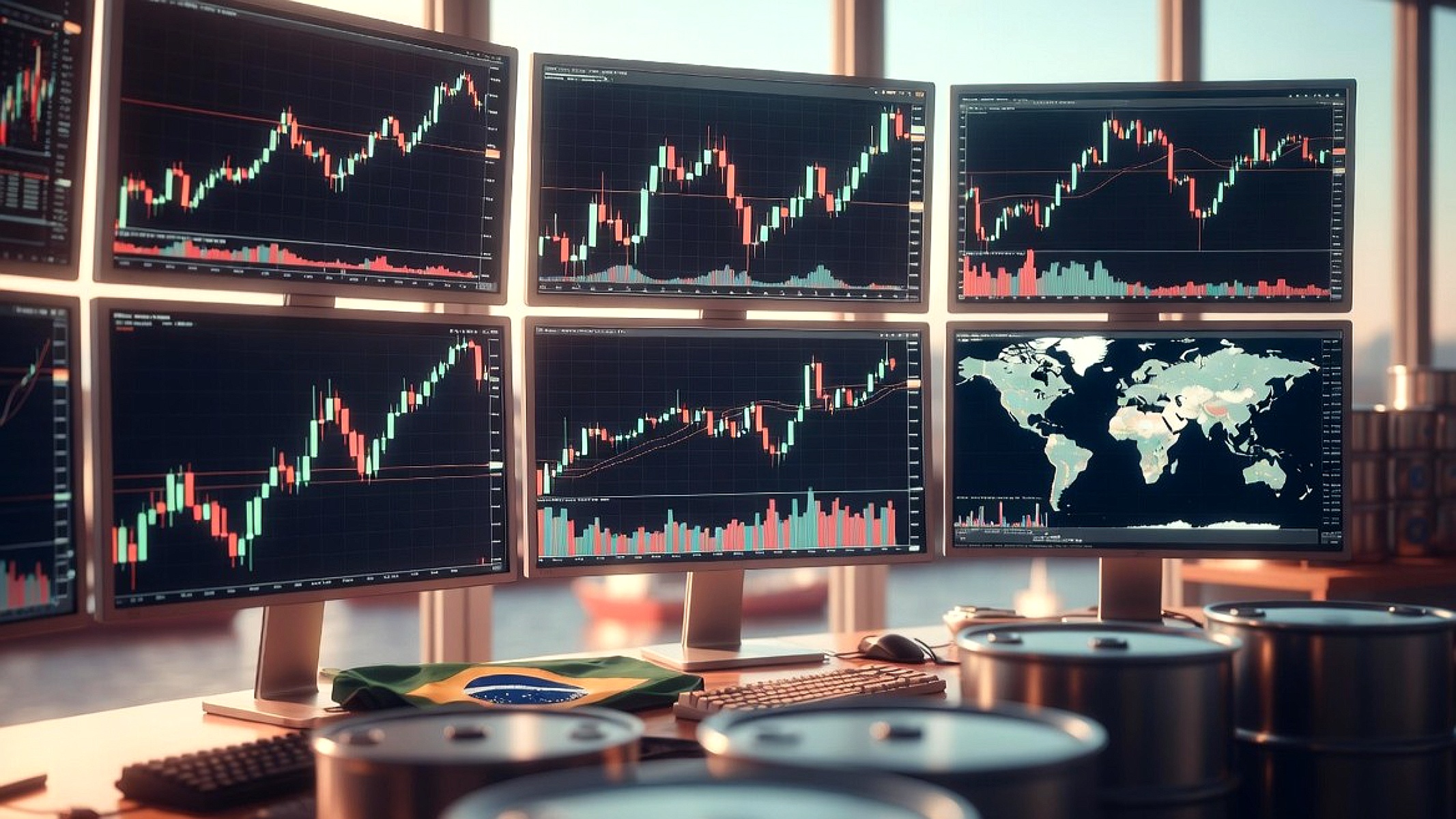 Tarifa de 25% chega ao Brasil em dia de tensão nos mercados