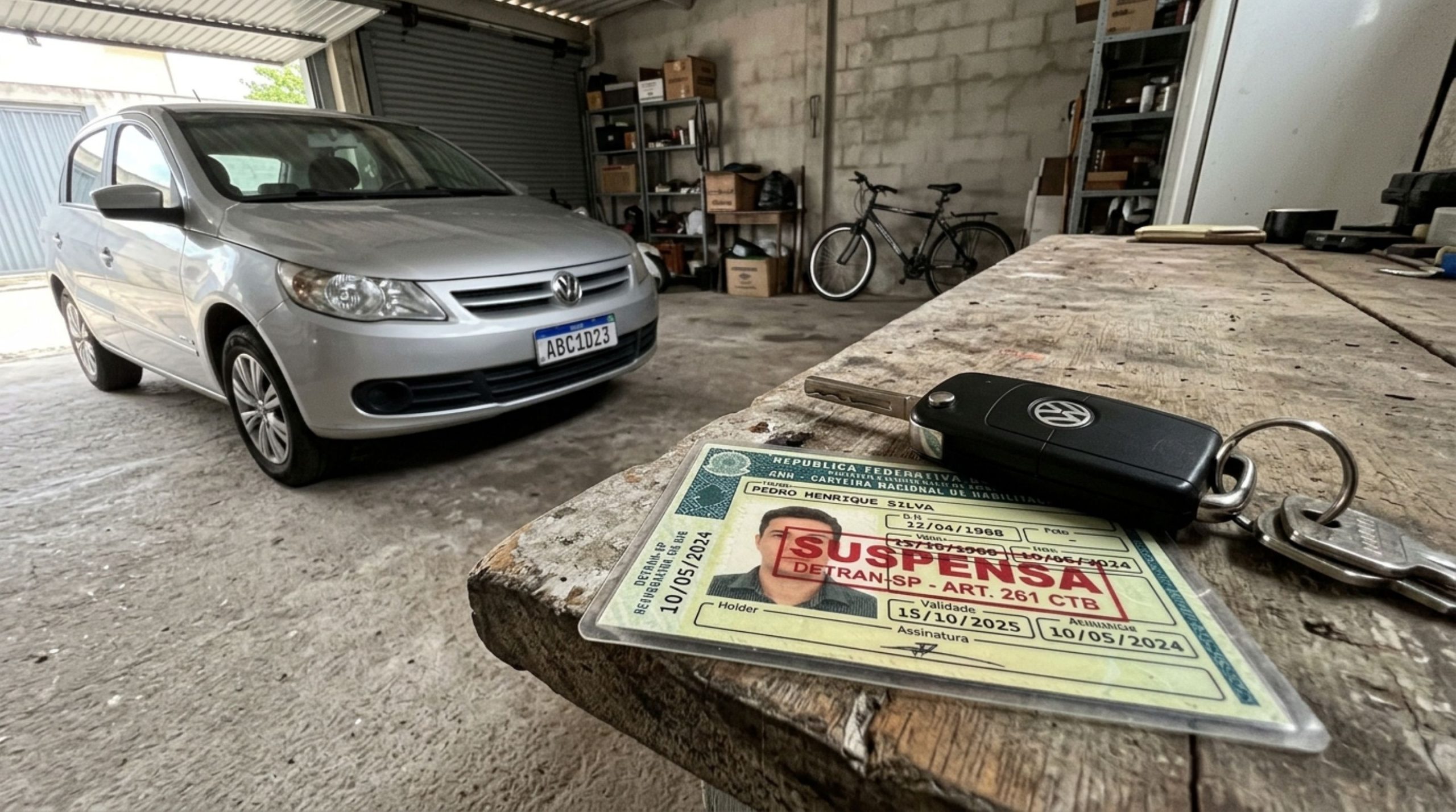 Mulher empresta carro para marido com CNH suspensa ir ao supermercado, veículo é parado em blitz e proprietária recebe multa gravíssima e pode responder por crime de trânsito