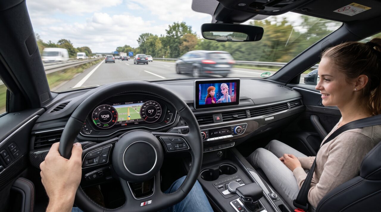 o que a lei permite que o motorista assista?